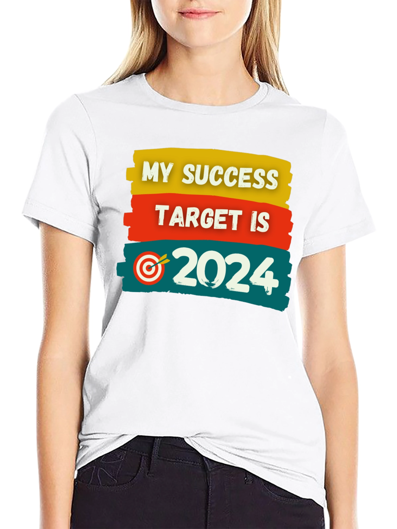 Success Target 2024 Black T-Shirt