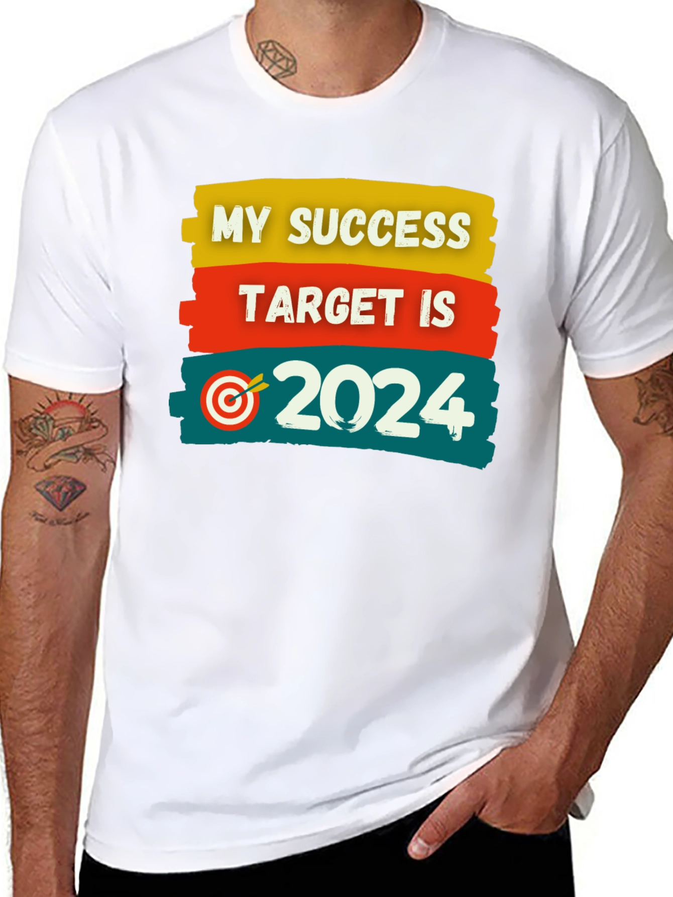 Success Target 2024 Black T-Shirt