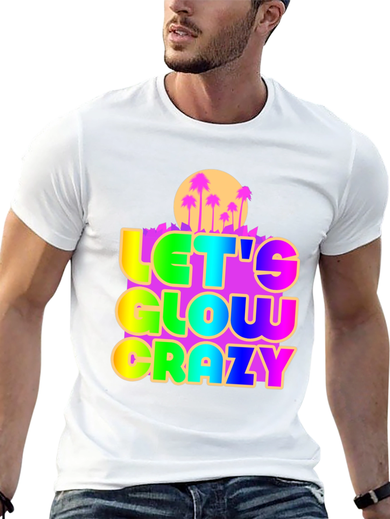 Lets Glow Crazy Graphic Tee