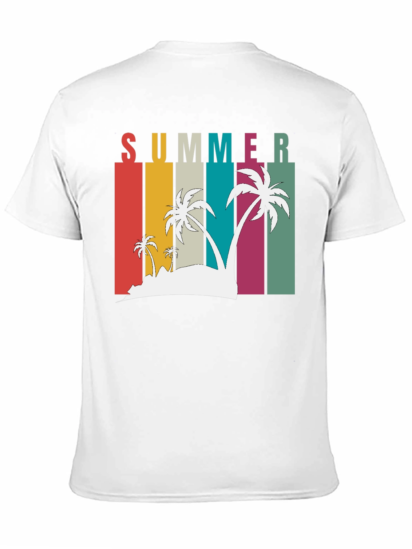 Retro Summer Palm Tee