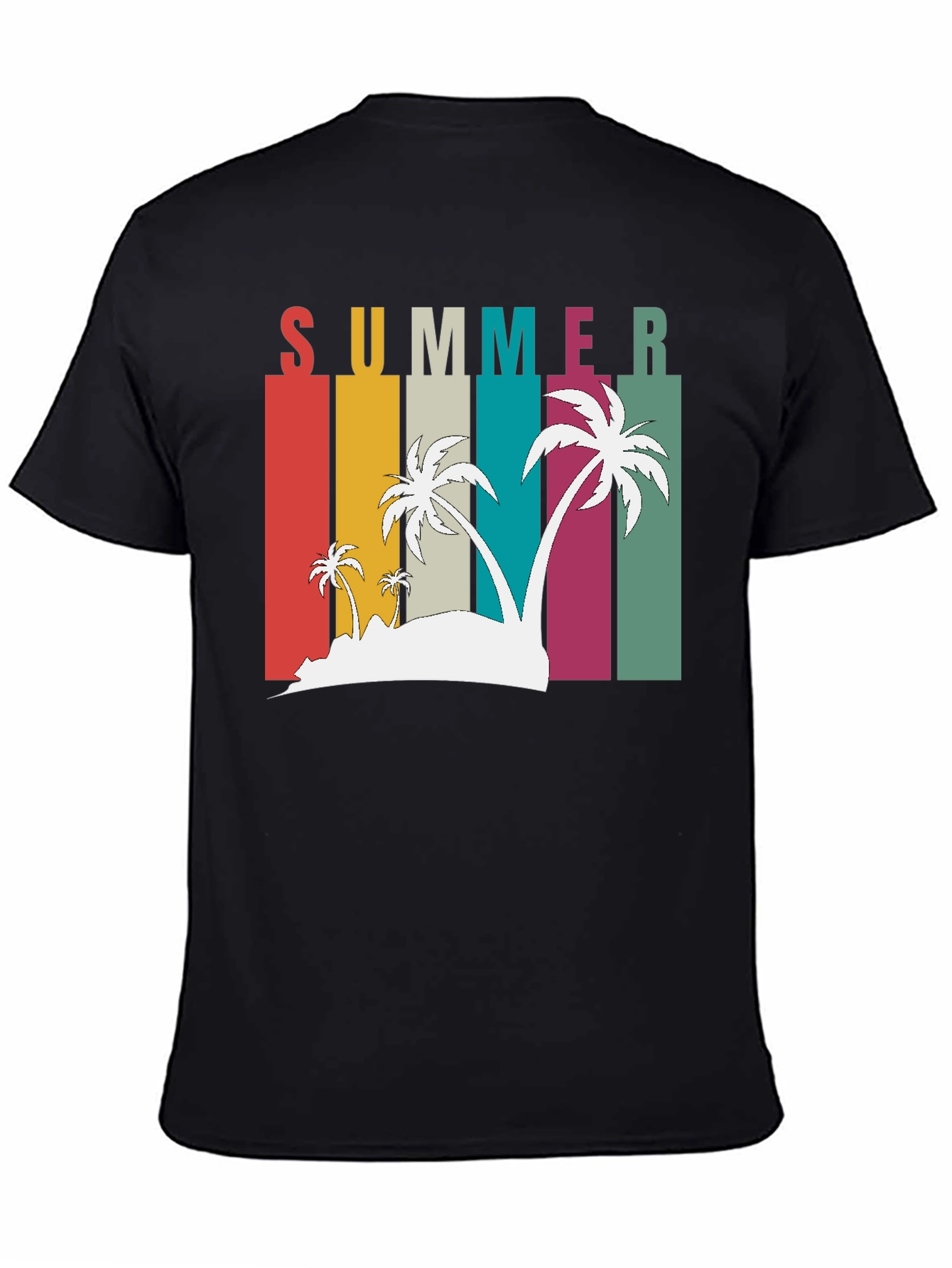 Retro Summer Palm Tee