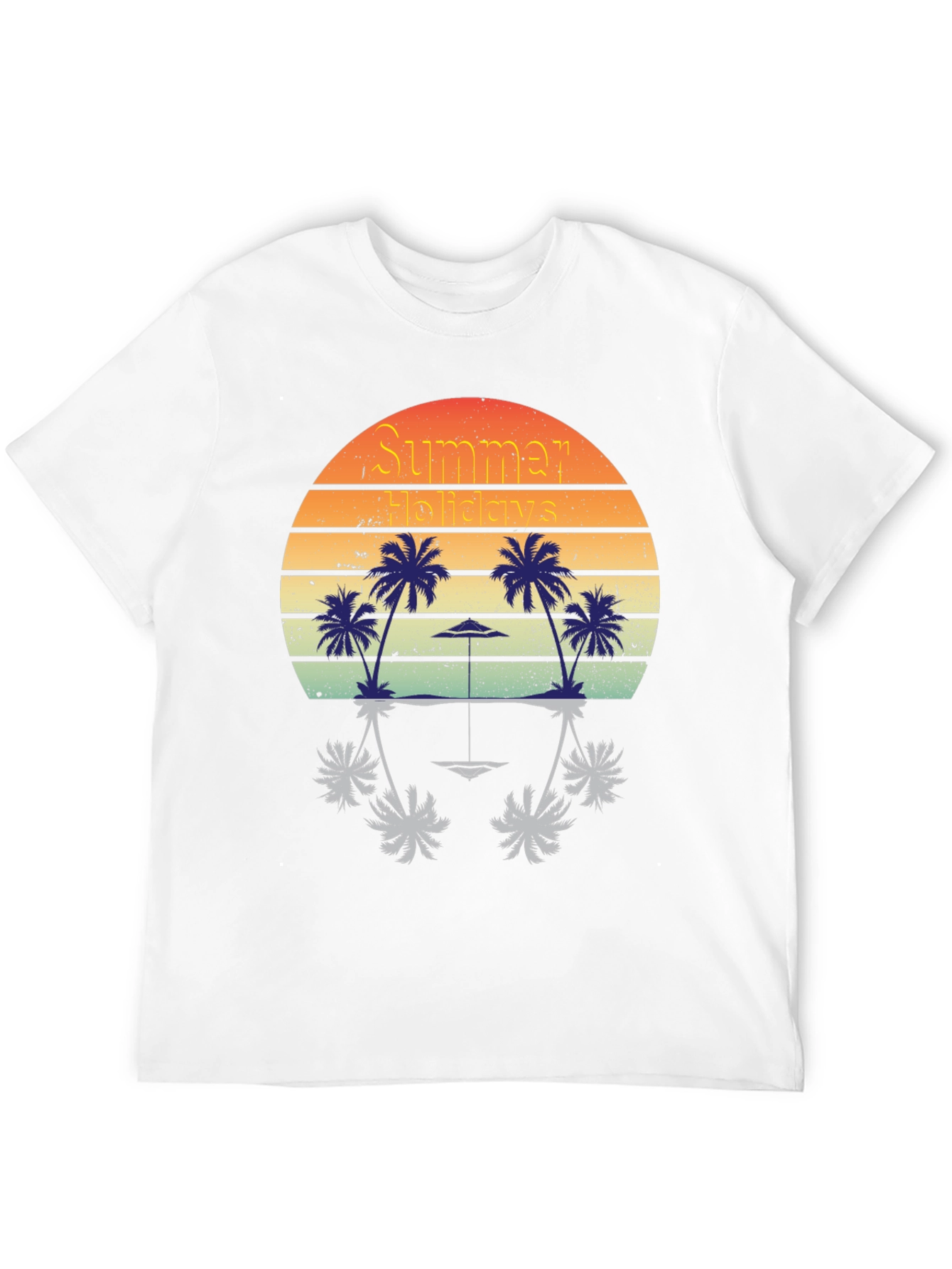 Summer Holidays Graphic T-Shirt - Retro Beach Design
