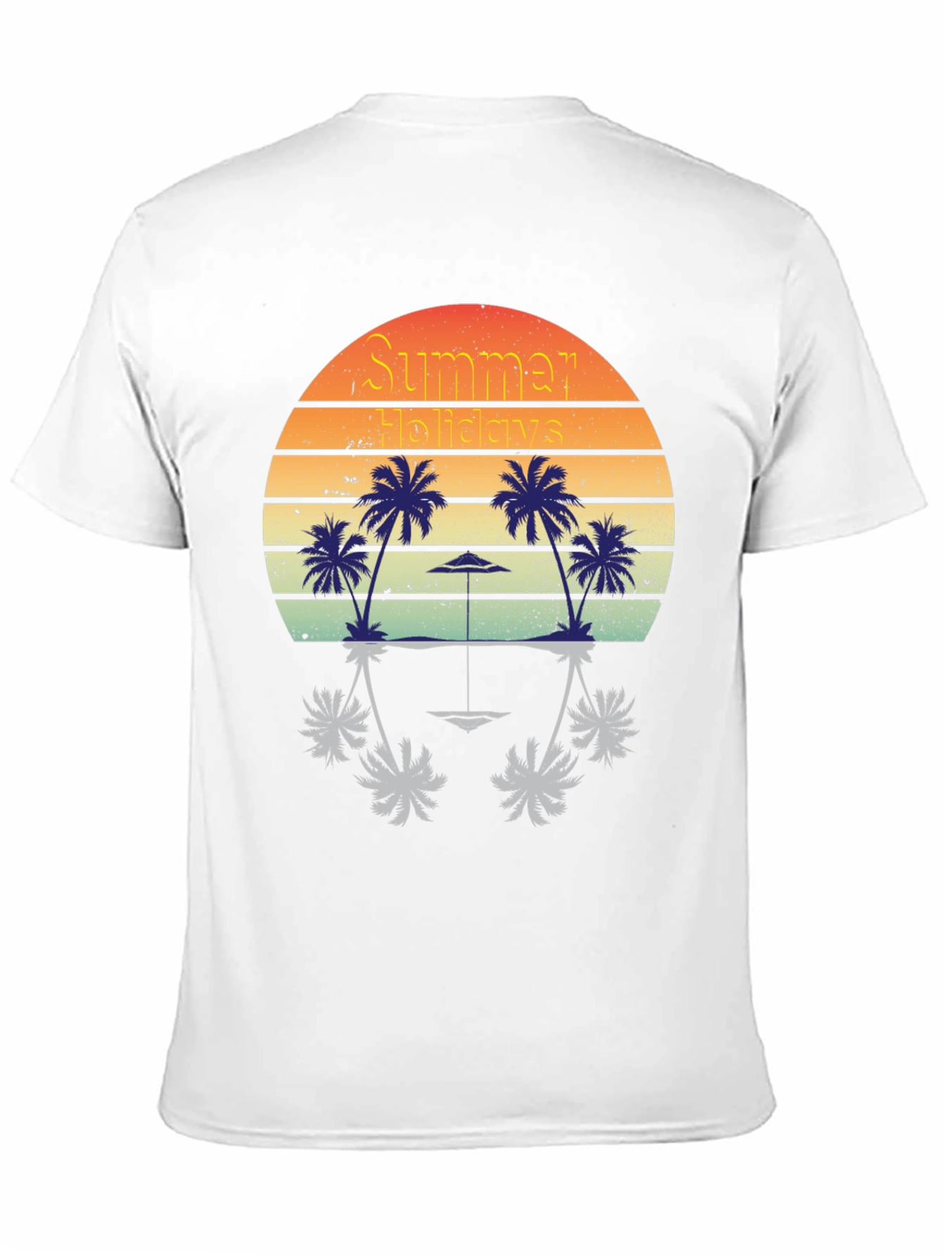 Summer Holidays Graphic T-Shirt - Retro Beach Design