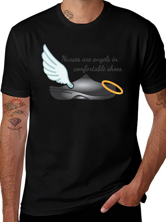 Nurses Are Angels T-Shirt - Comfortable Shoes