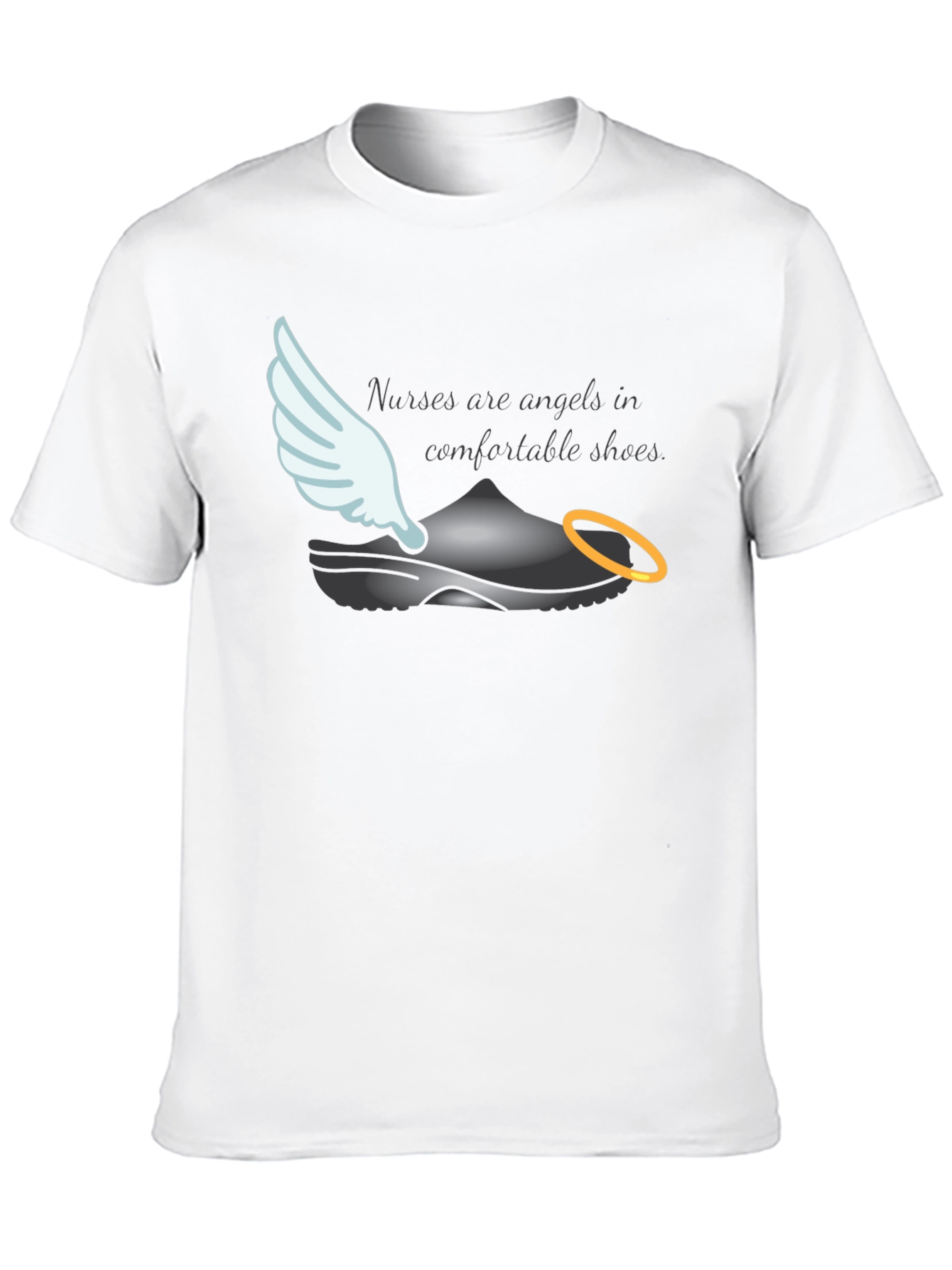 Nurses Are Angels T-Shirt - Comfortable Shoes
