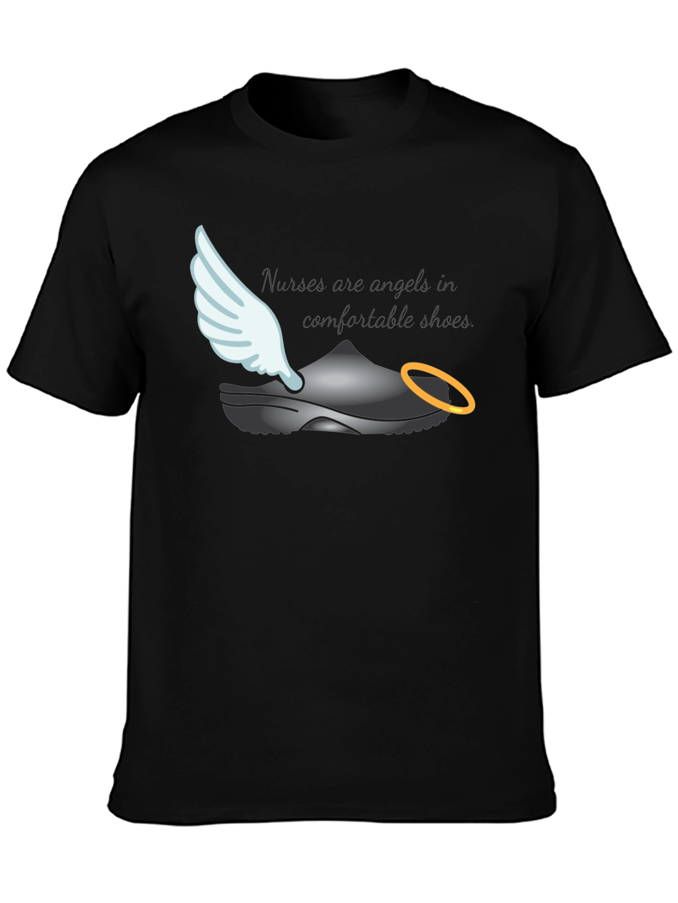 Nurses Are Angels T-Shirt - Comfortable Shoes