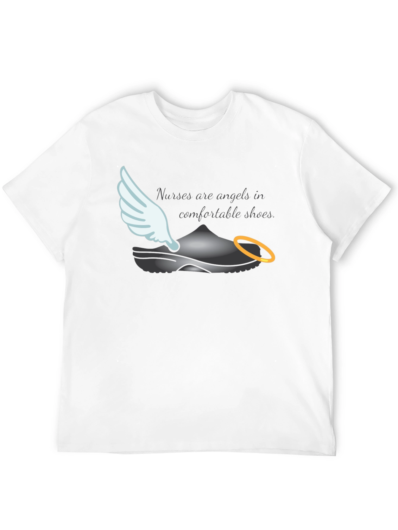 Nurses Are Angels T-Shirt - Comfortable Shoes