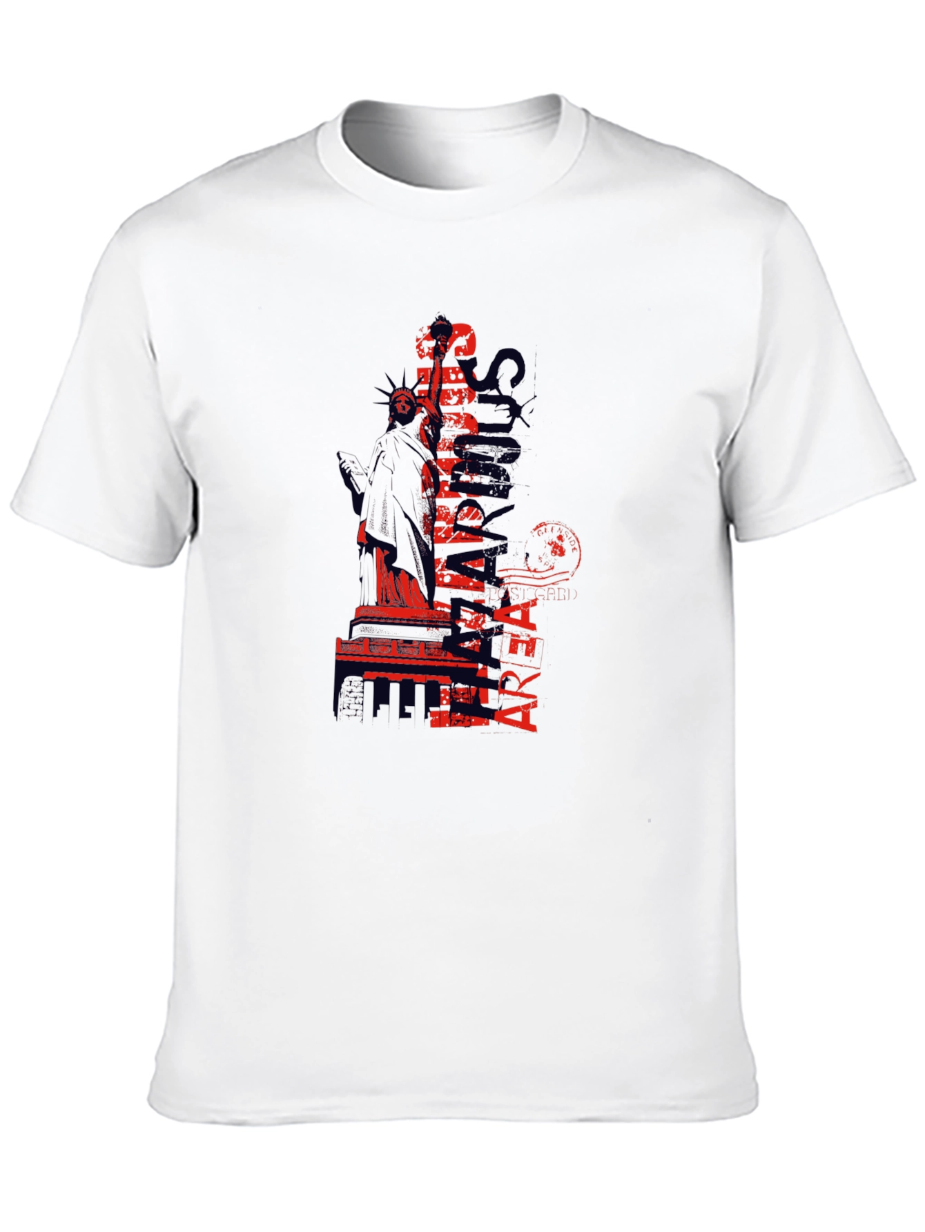 Statue of Liberty Graphic Black T-Shirt