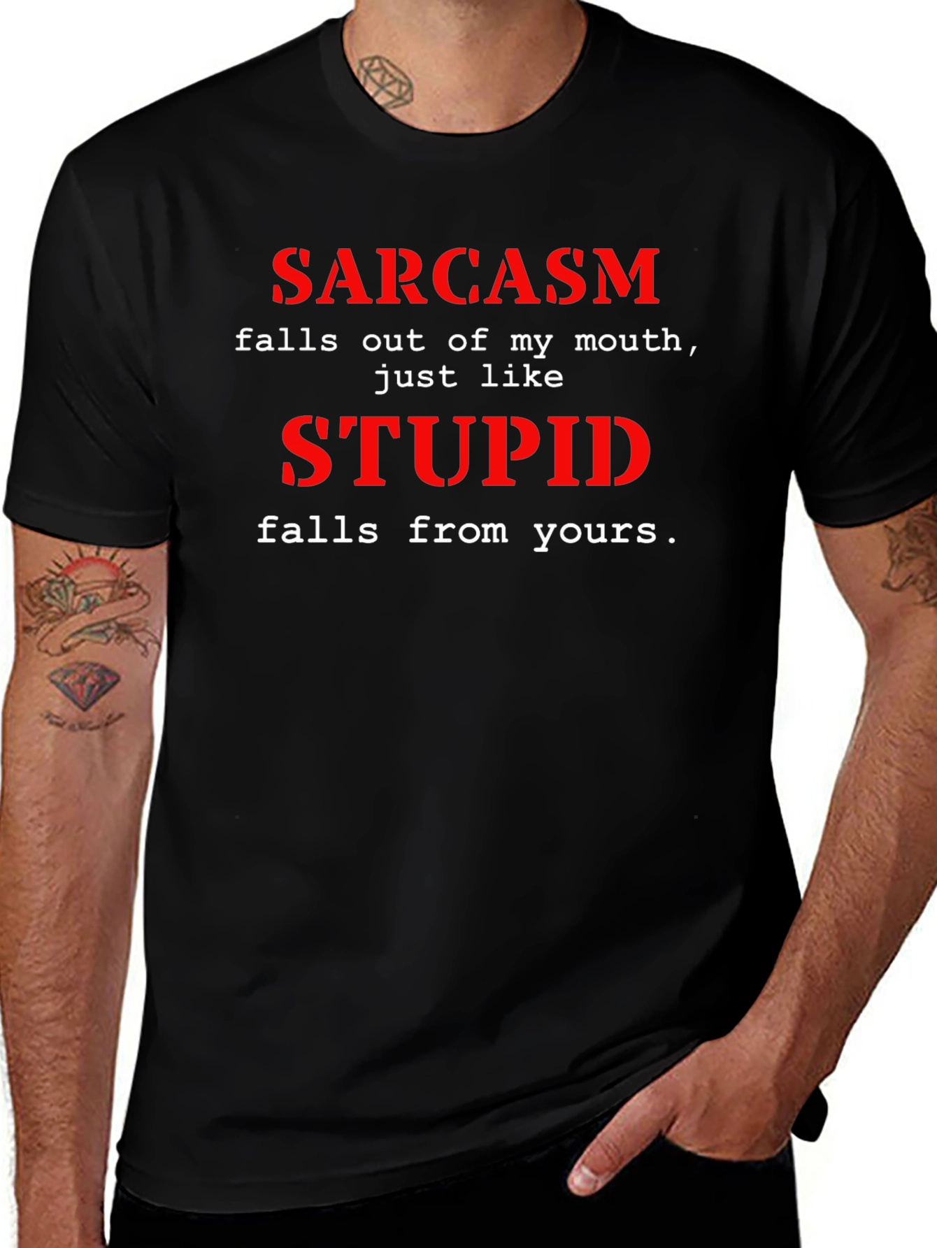 Sarcasm Graphic Tee - Funny Sarcastic T-Shirt