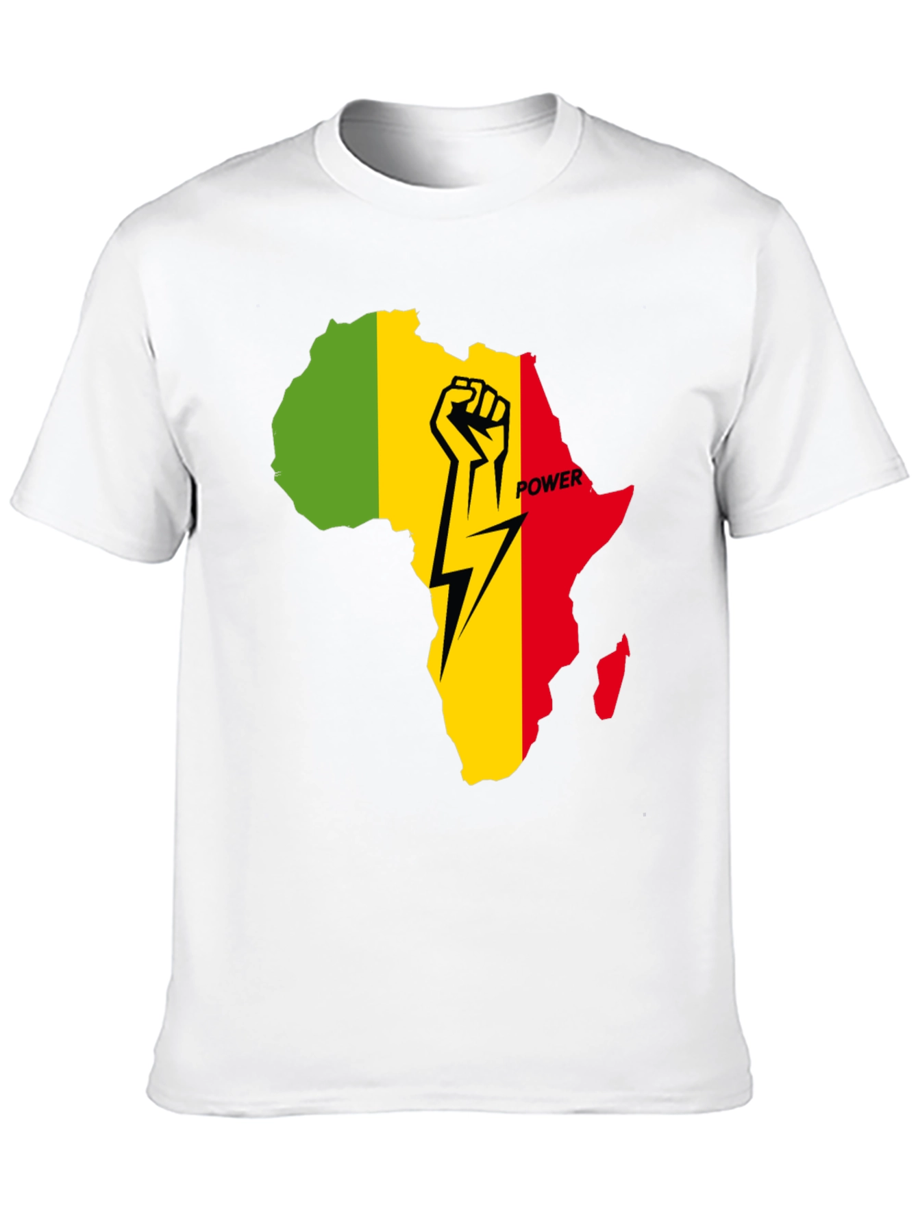 African Power Fist T-Shirt - Black Pride