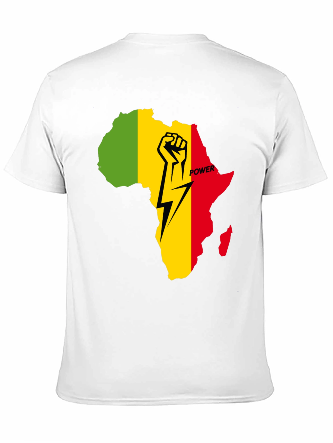 African Power Fist T-Shirt - Black Pride