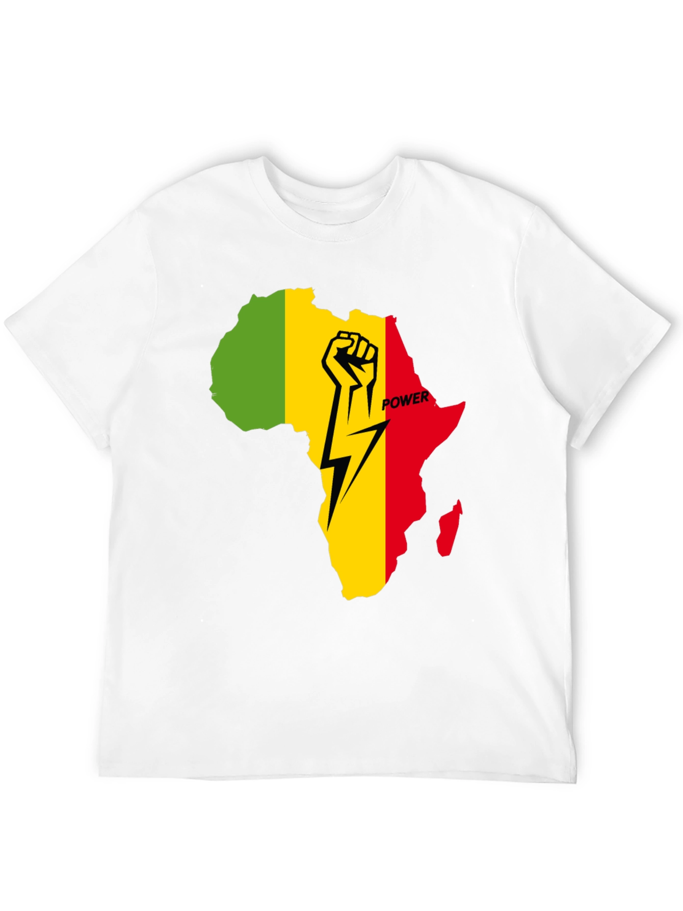 African Power Fist T-Shirt - Black Pride