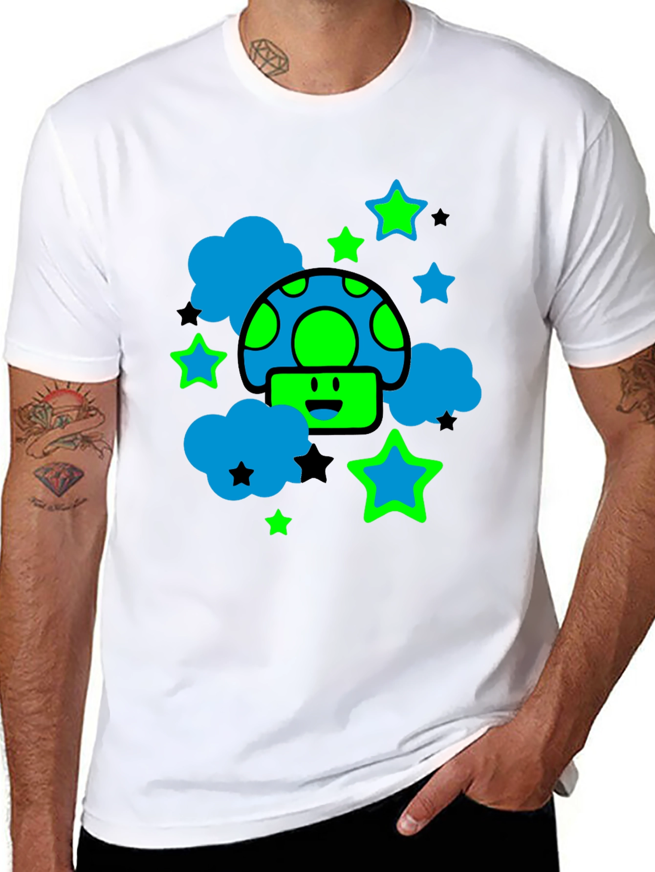 Mushroom Starry Cloud T-Shirt