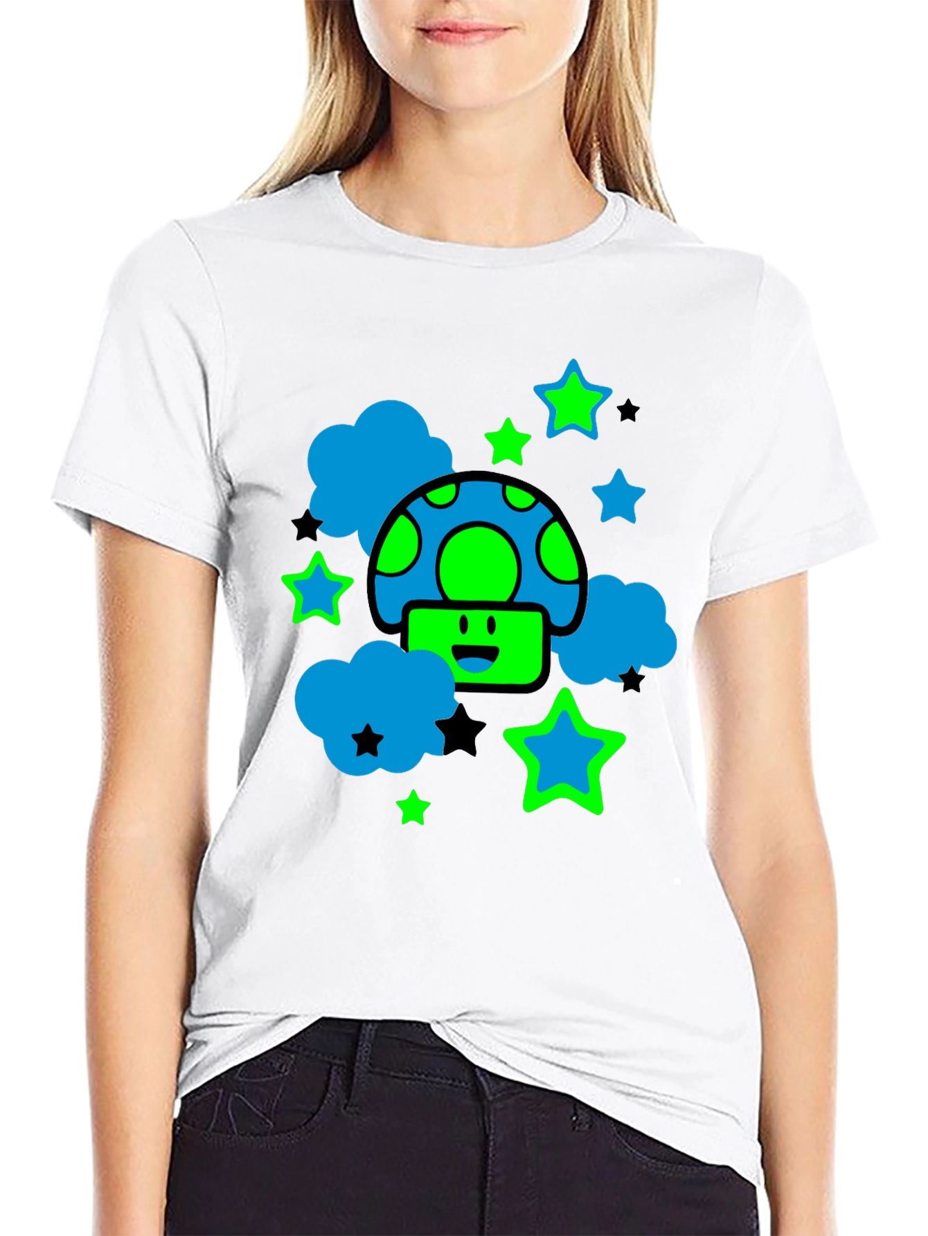 Mushroom Starry Cloud T-Shirt