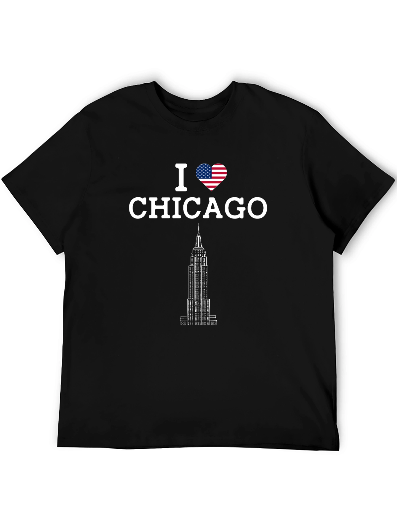 I Heart Chicago T-Shirt - Patriotic Souvenir Tee