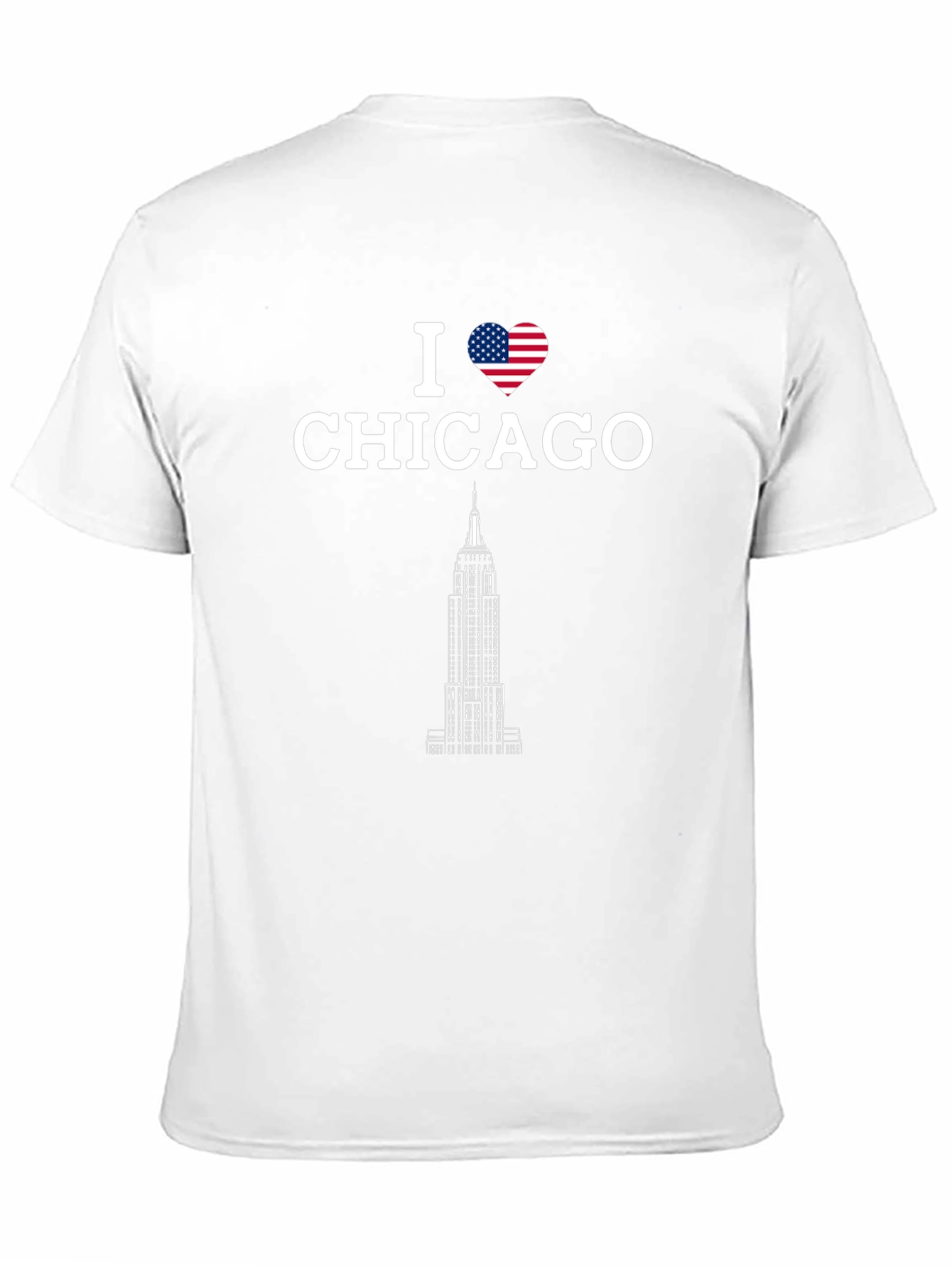 I Heart Chicago T-Shirt - Patriotic Souvenir Tee