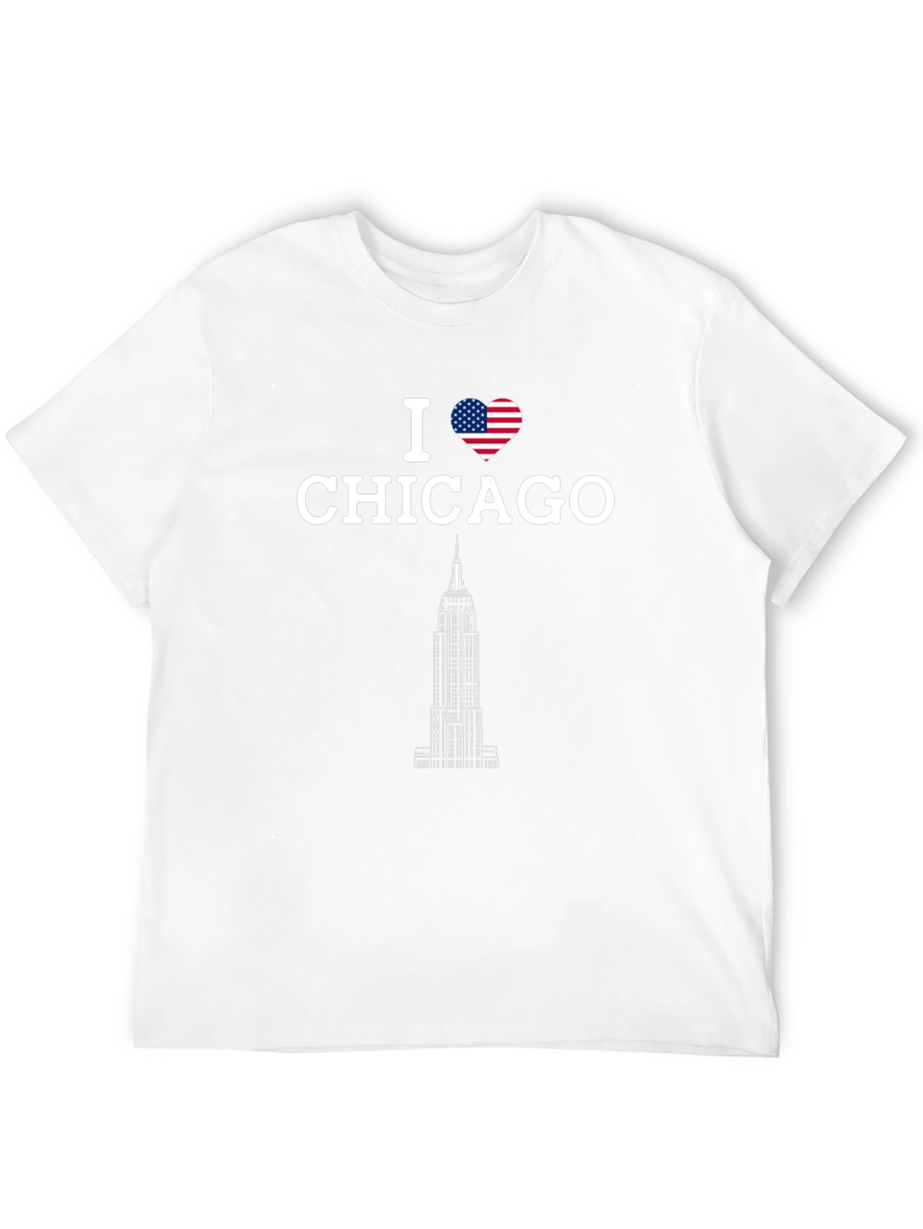 I Heart Chicago T-Shirt - Patriotic Souvenir Tee