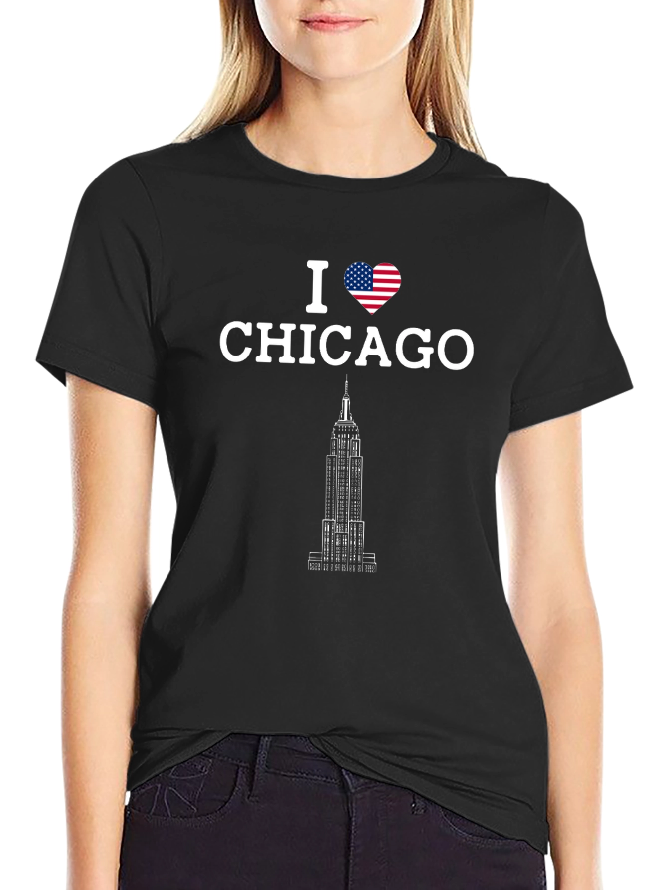 I Heart Chicago T-Shirt - Patriotic Souvenir Tee