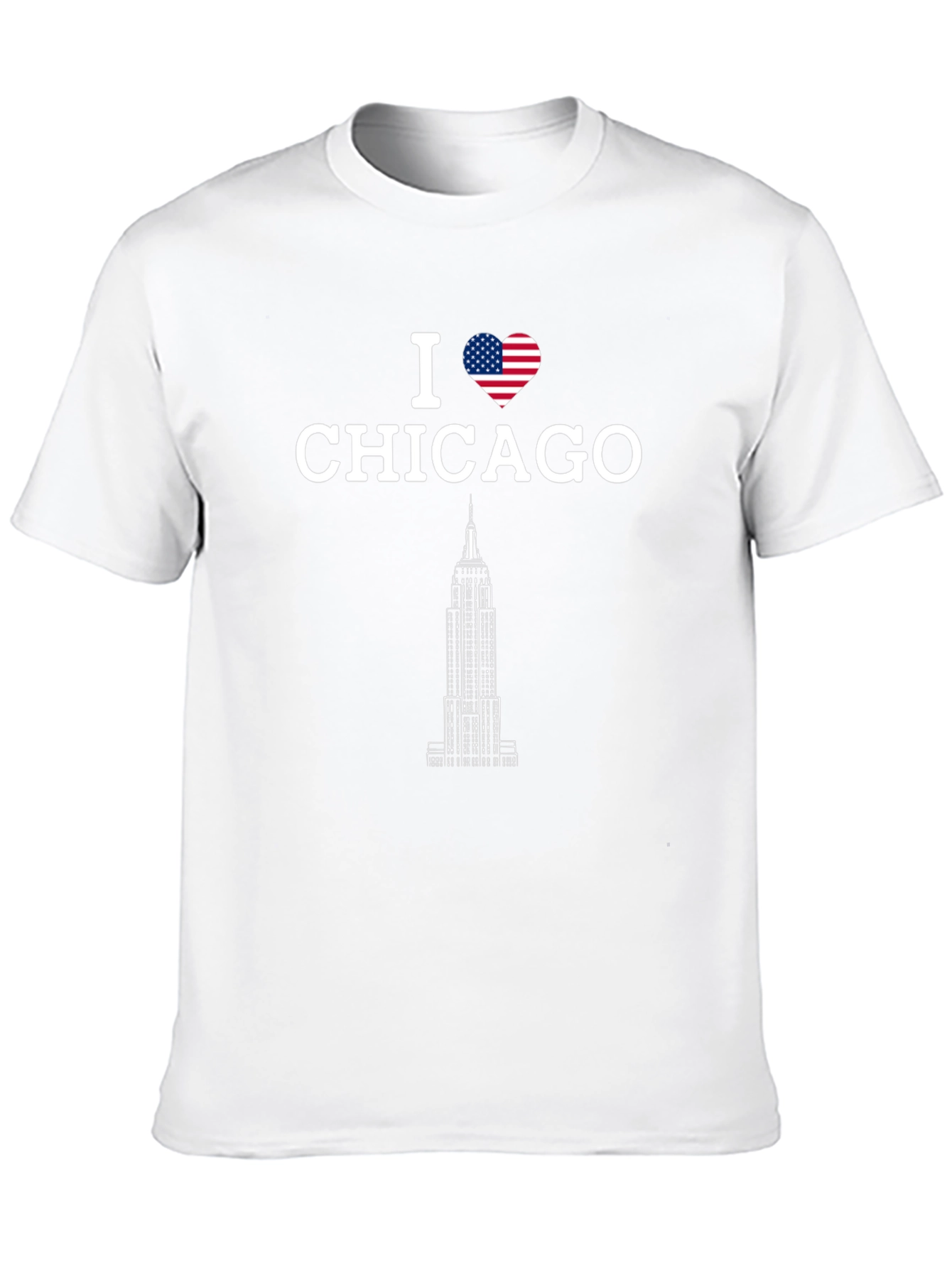 I Heart Chicago T-Shirt - Patriotic Souvenir Tee