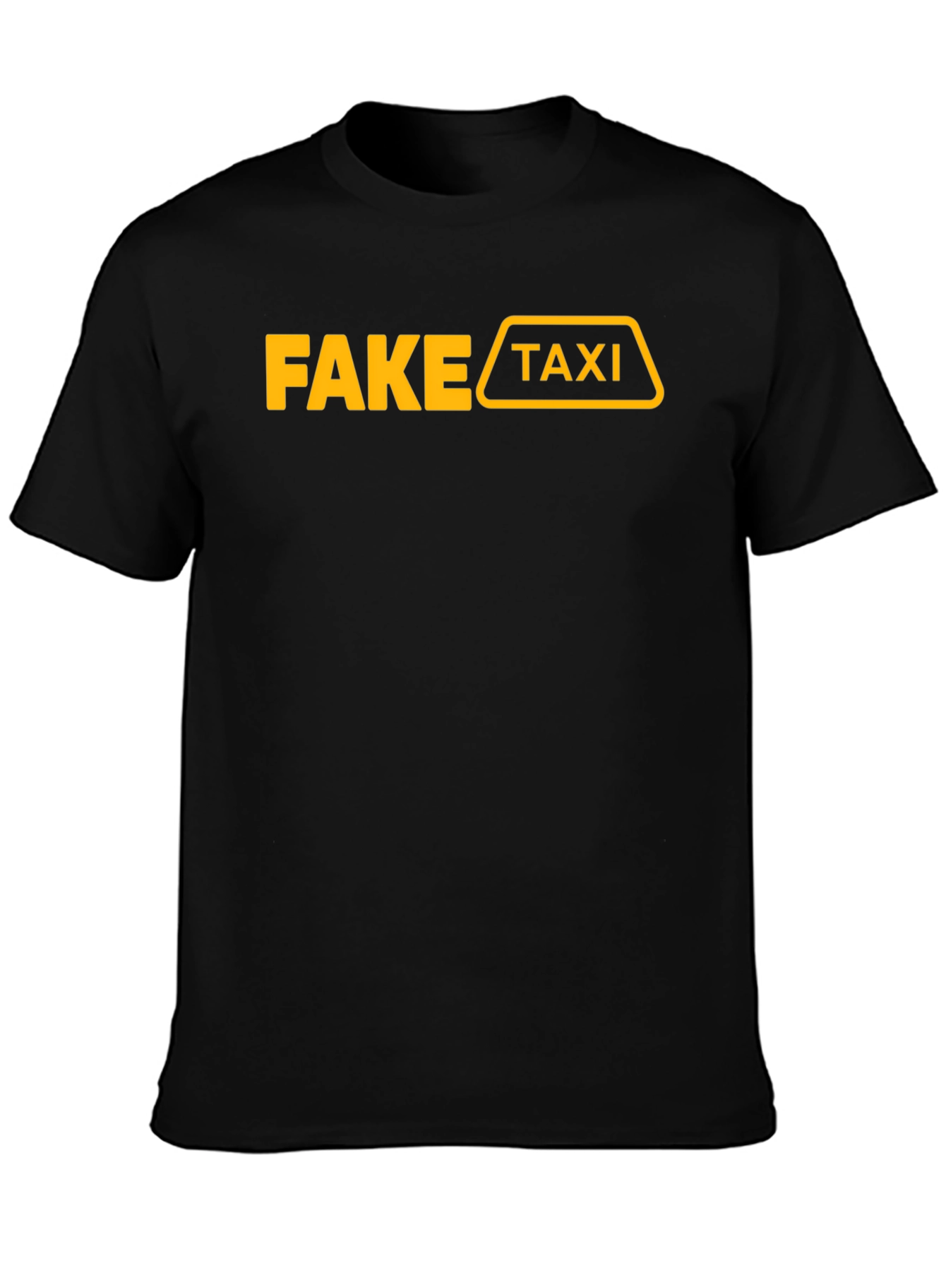 Fake Taxi Graphic T-Shirt Funny Adult Humor Tee