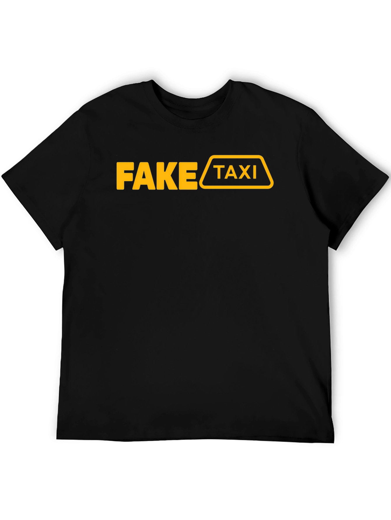 Fake Taxi Graphic T-Shirt Funny Adult Humor Tee