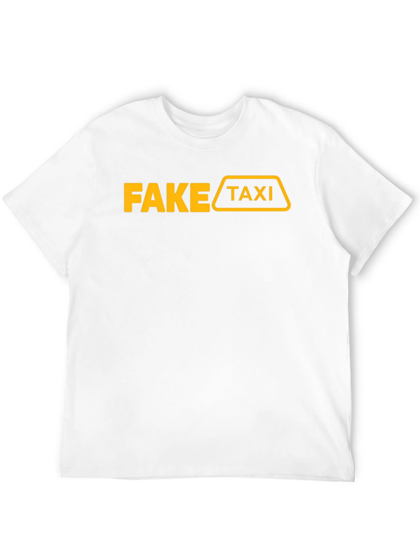 Fake Taxi Graphic T-Shirt Funny Adult Humor Tee