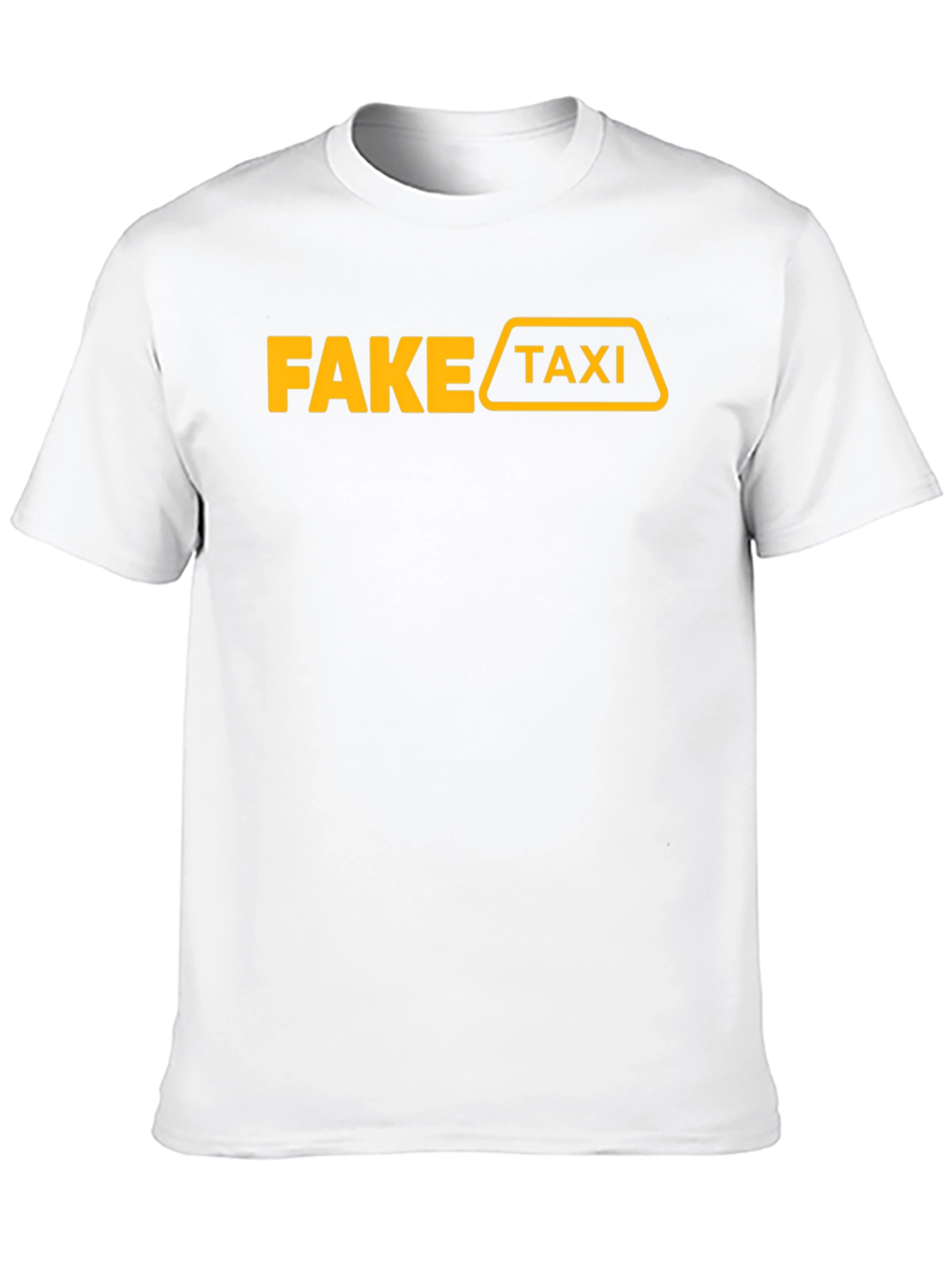 Fake Taxi Graphic T-Shirt Funny Adult Humor Tee
