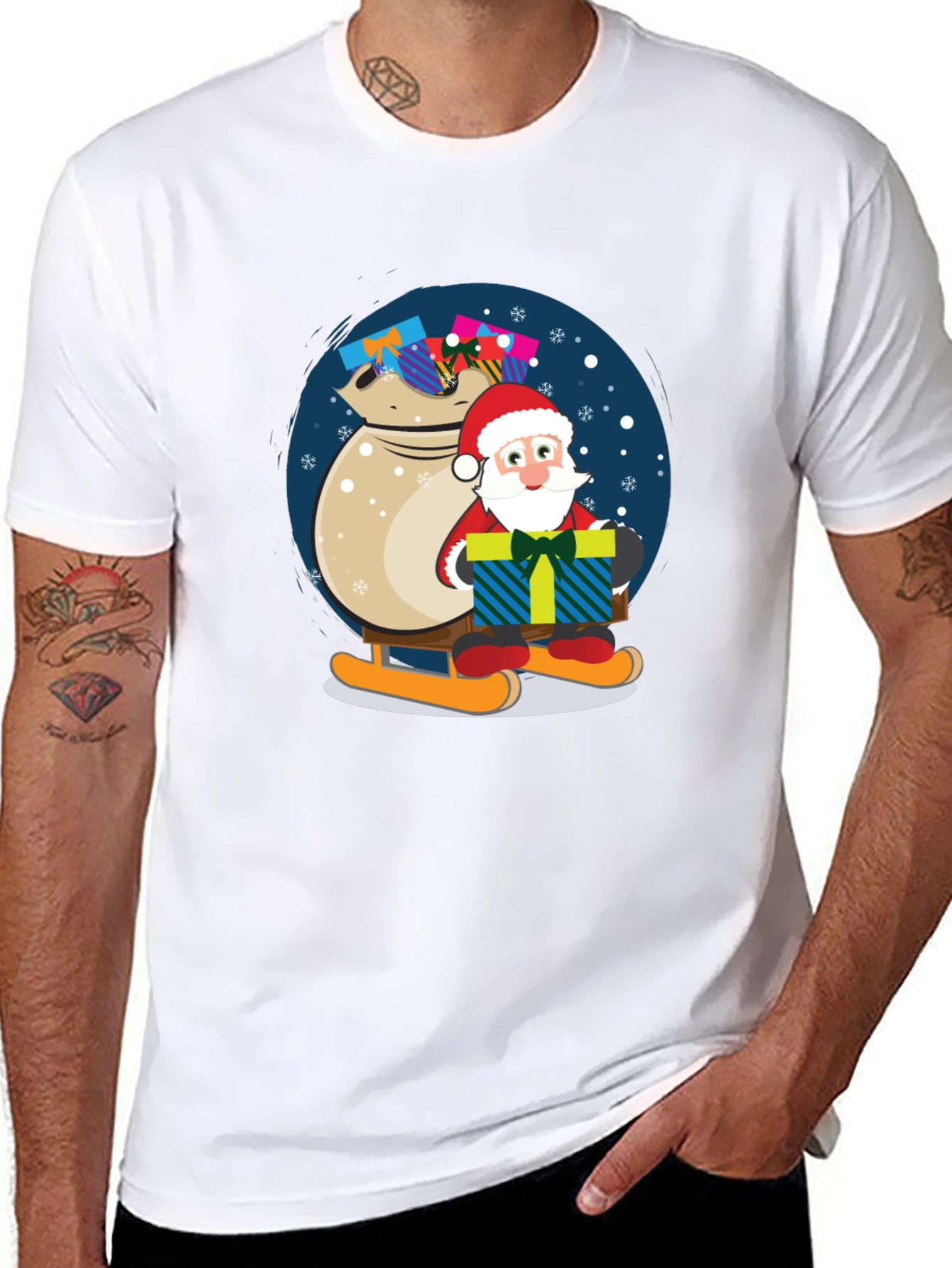 Festive Santa T-Shirt