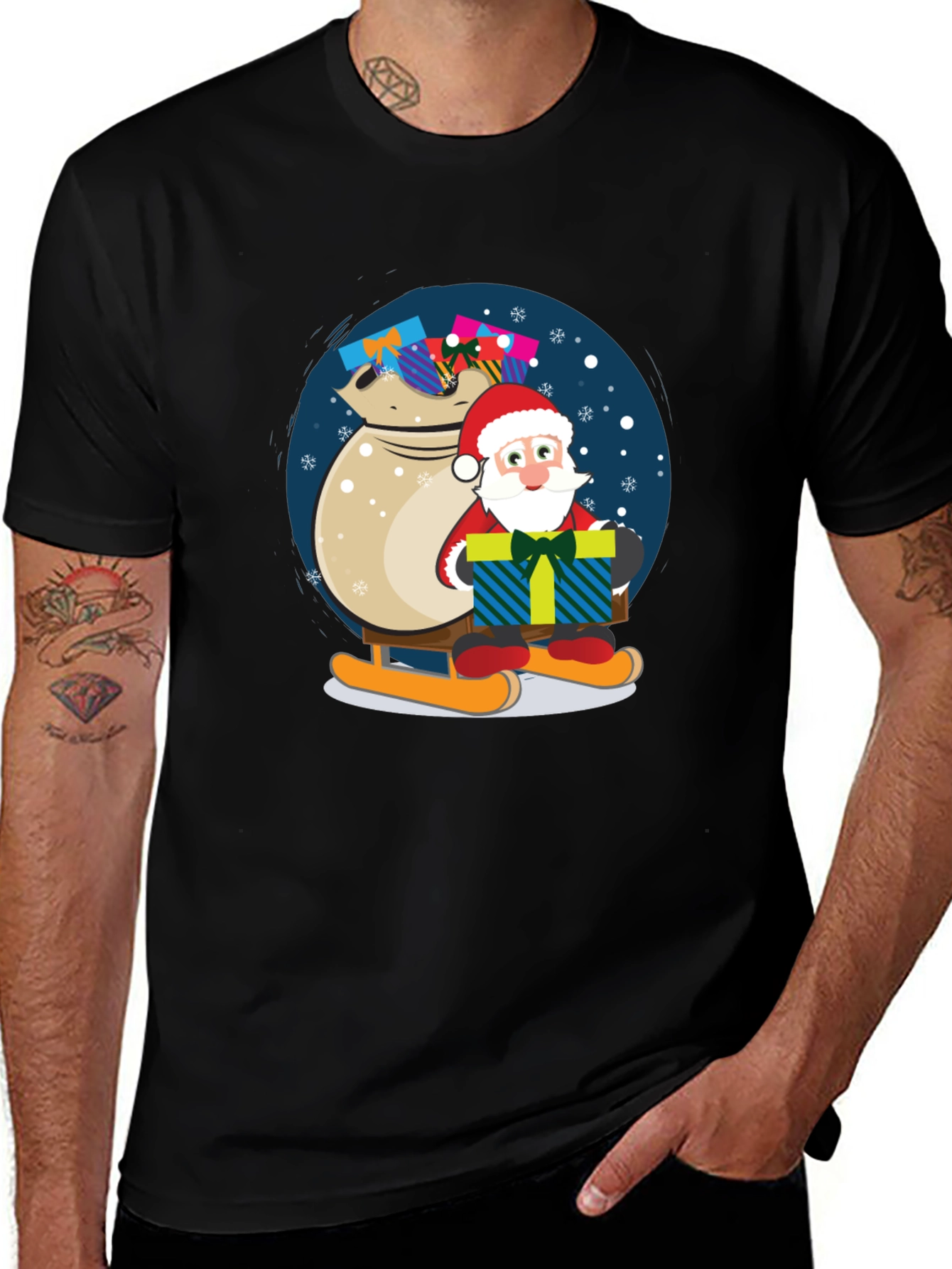 Festive Santa T-Shirt