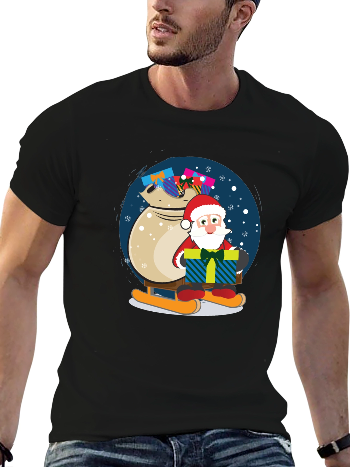 Festive Santa T-Shirt