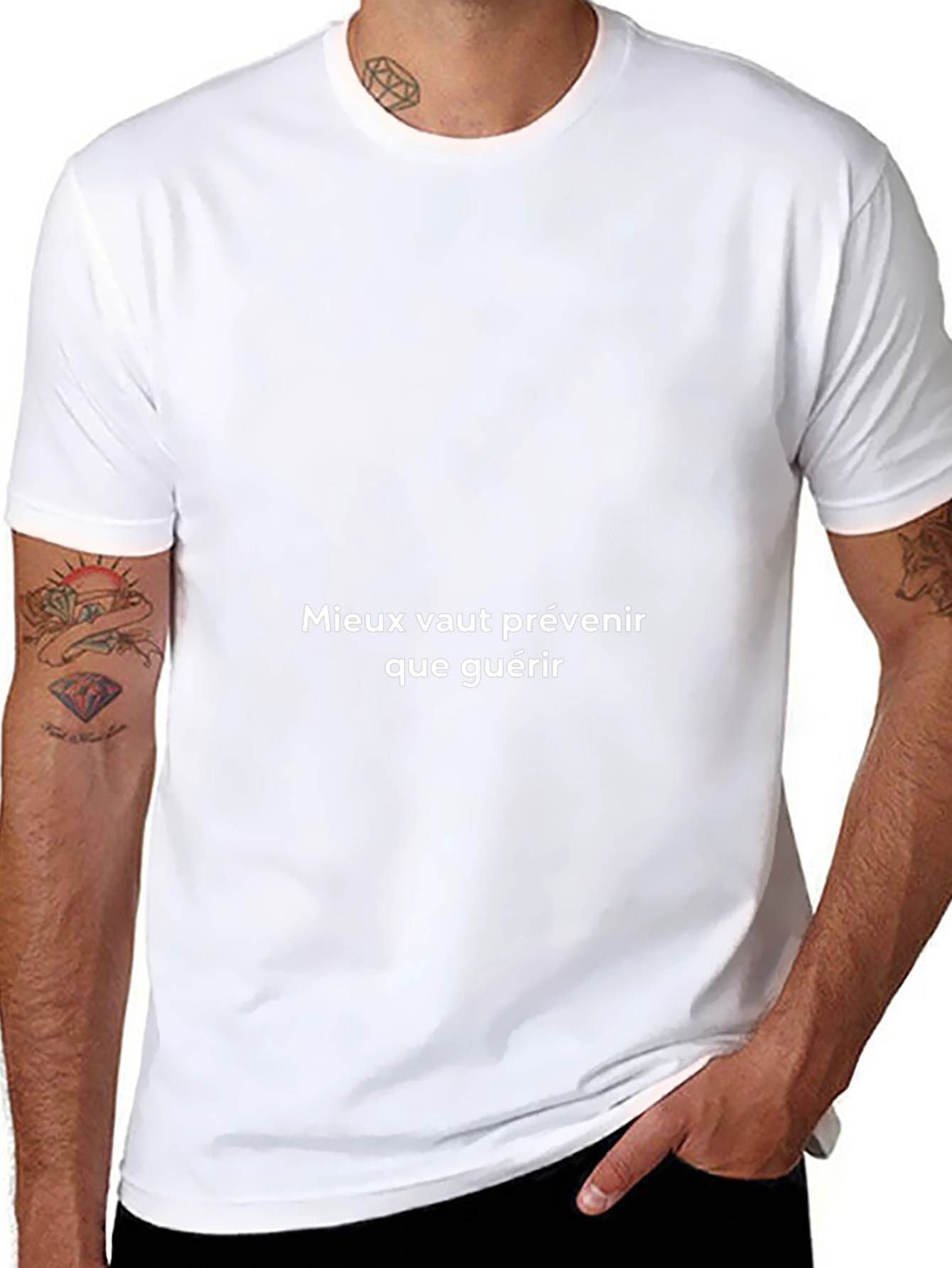 Preventative Care T-Shirt - French Proverb