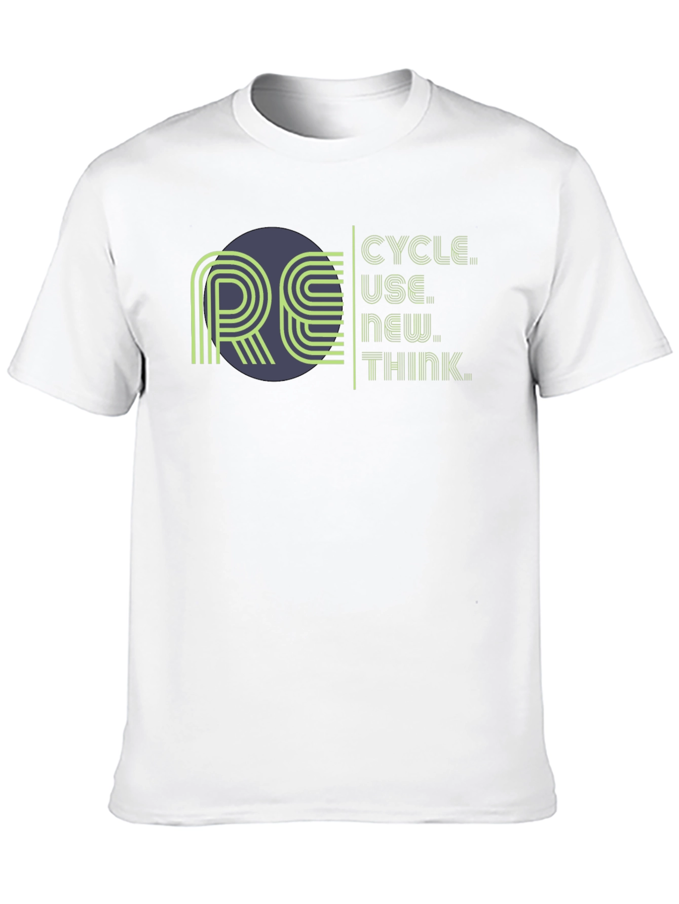 Eco-Friendly RE Graphic Black T-Shirt
