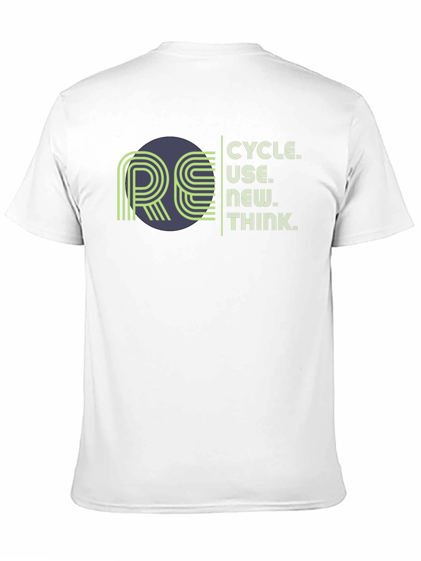 Eco-Friendly RE Graphic Black T-Shirt