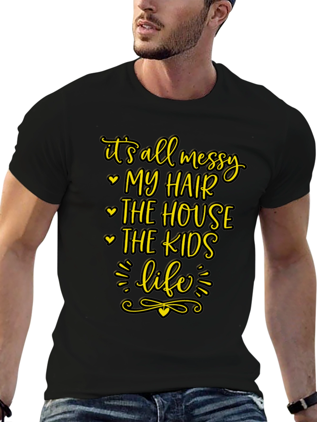Messy Life Tee - Funny Graphic T-Shirt