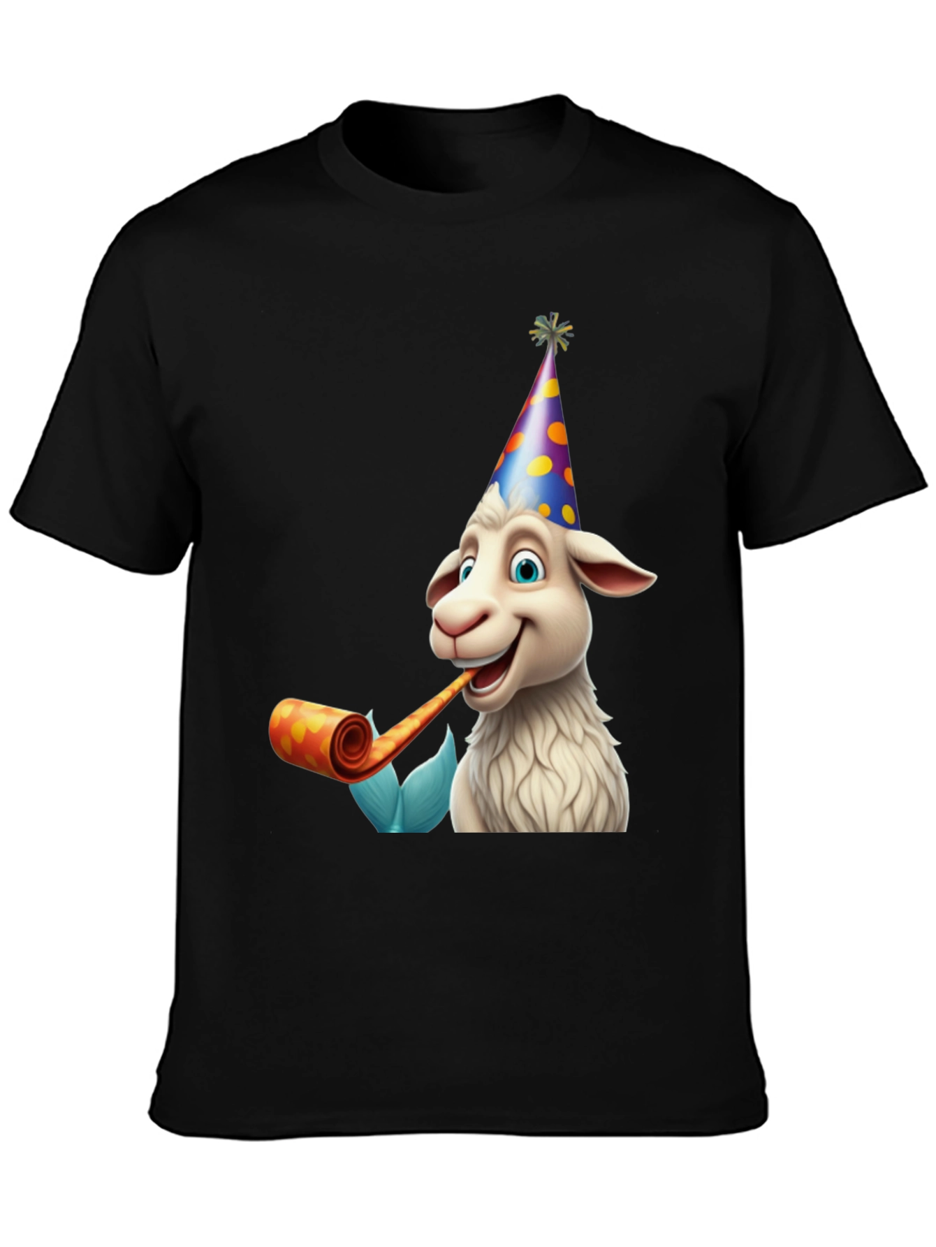 Party Goat Graphic Tee - Black