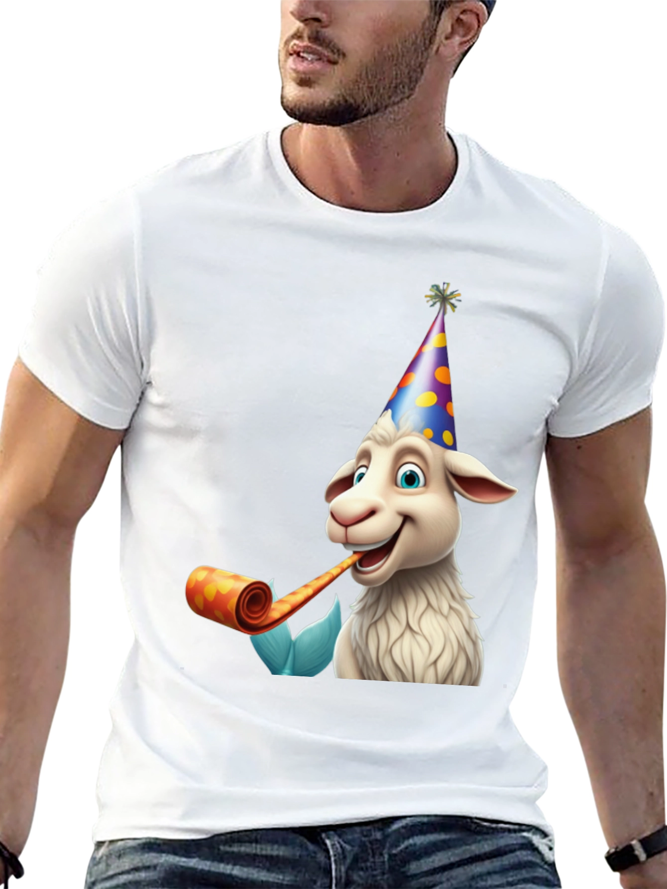 Party Goat Graphic Tee - Black
