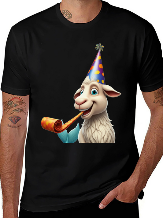 Party Goat Graphic Tee - Black