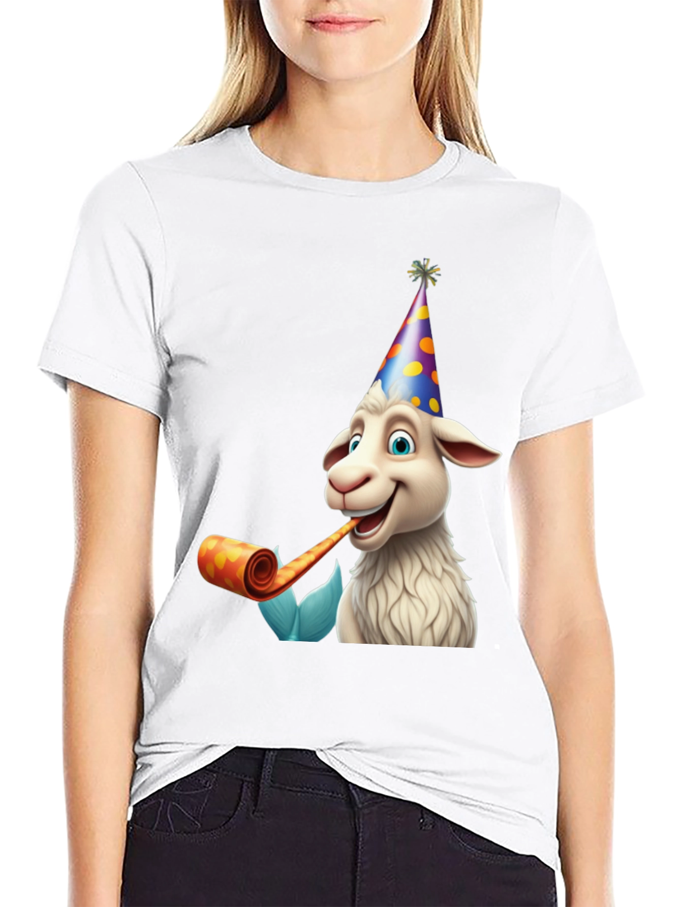 Party Goat Graphic Tee - Black