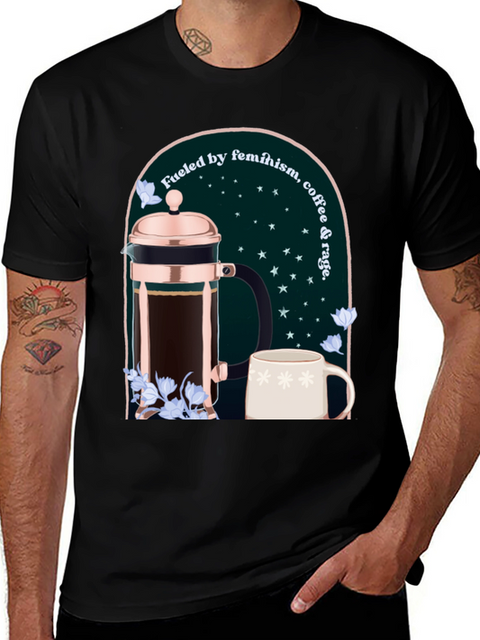 Feminist Coffee Lover Graphic Tee