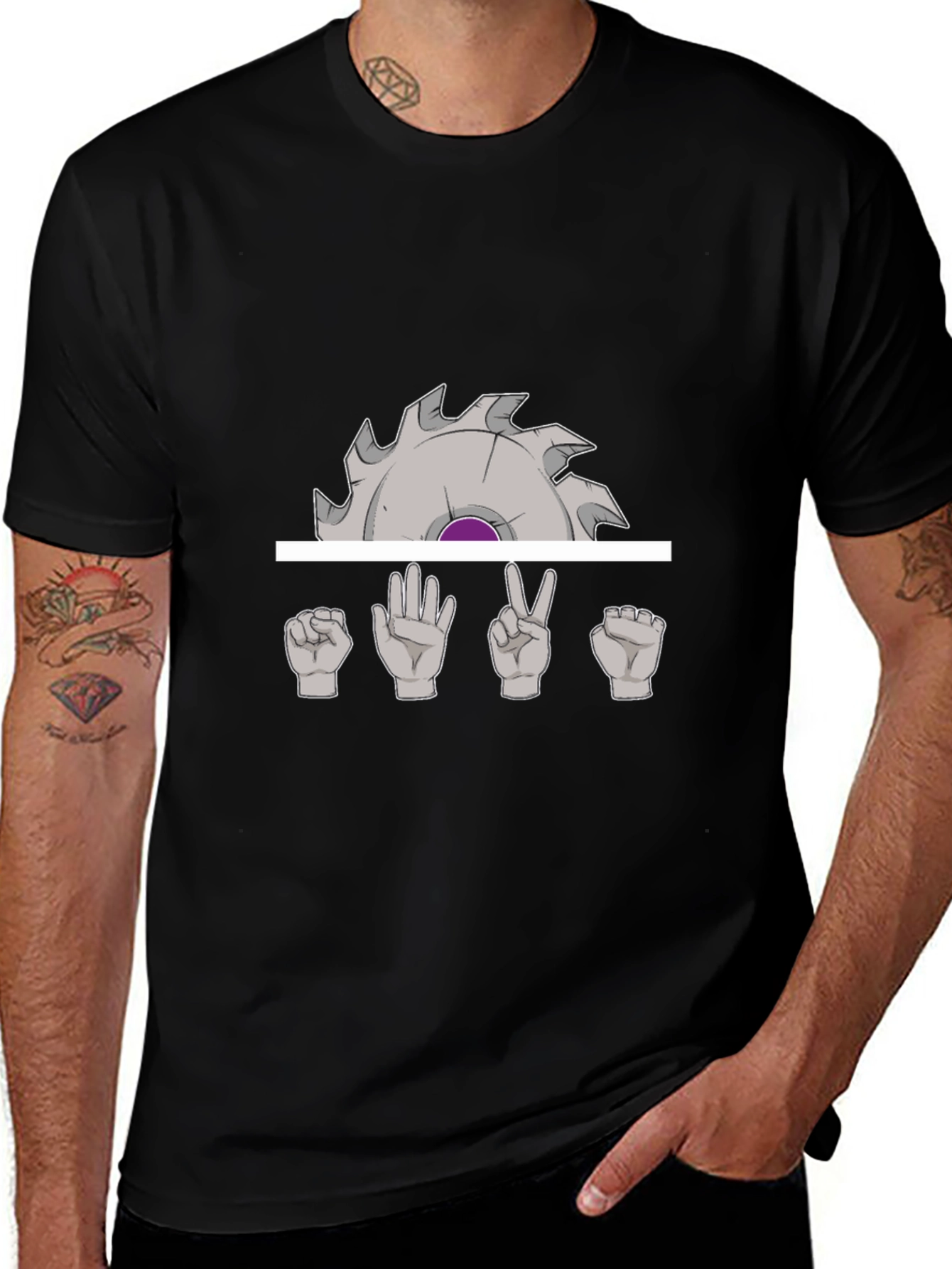 Rock Paper Scissors Saw T-Shirt