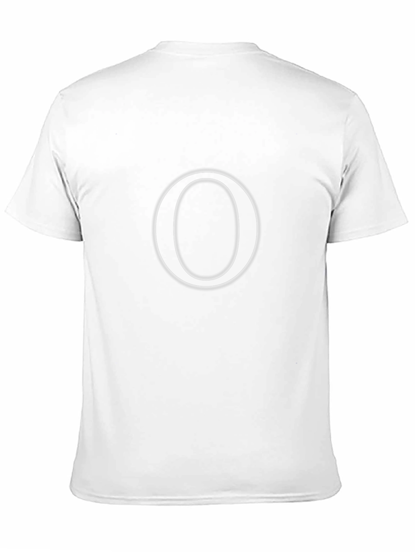 O Graphic Black T-Shirt - Sleek & Stylish