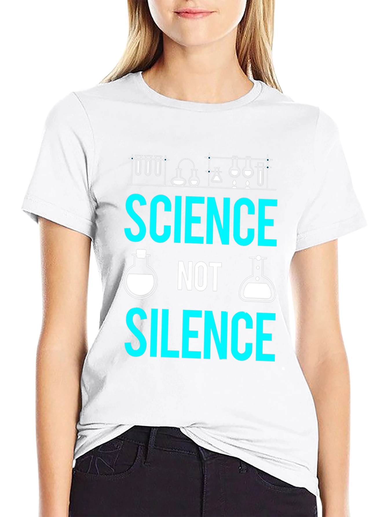 Science Not Silence T-Shirt - Support Science!