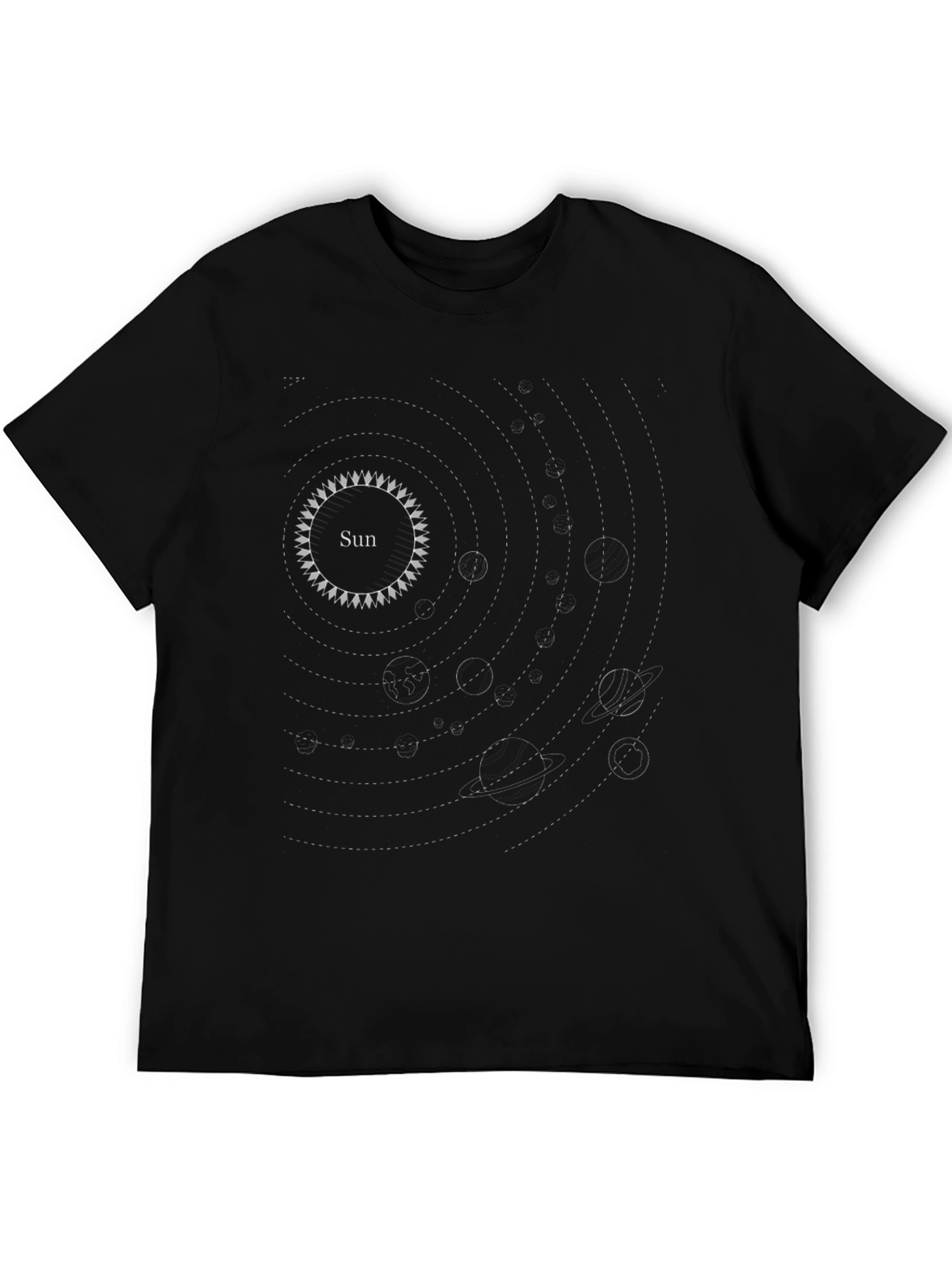 Solar System Graphic Tee - Black