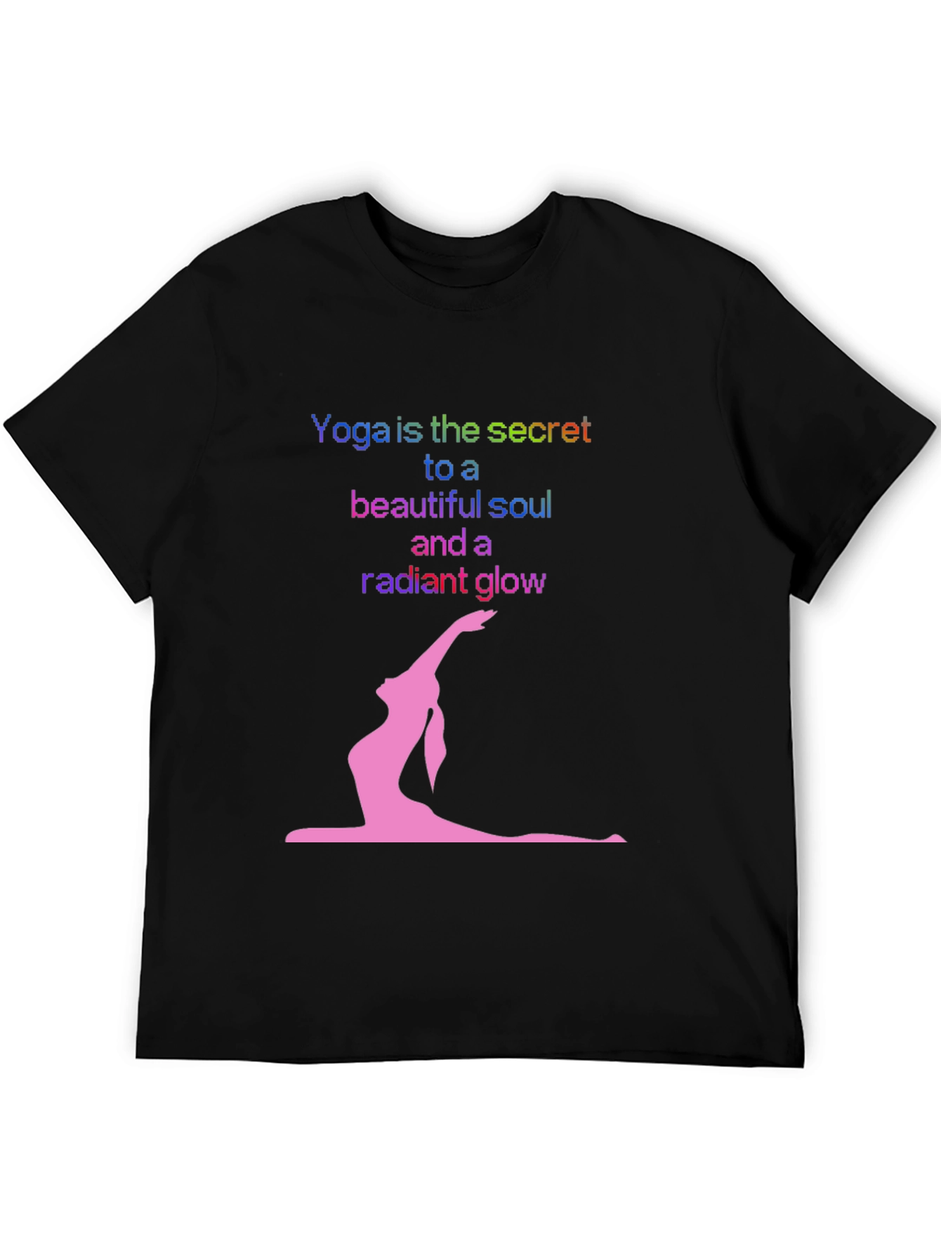 Yoga Secret Black T-Shirt