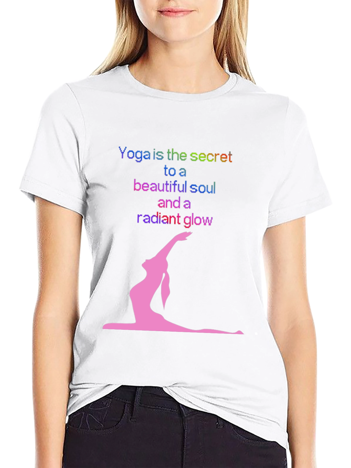 Yoga Secret Black T-Shirt