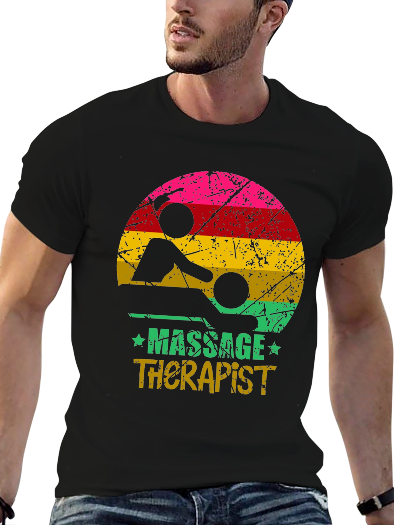 Massage Therapist Graphic T-Shirt