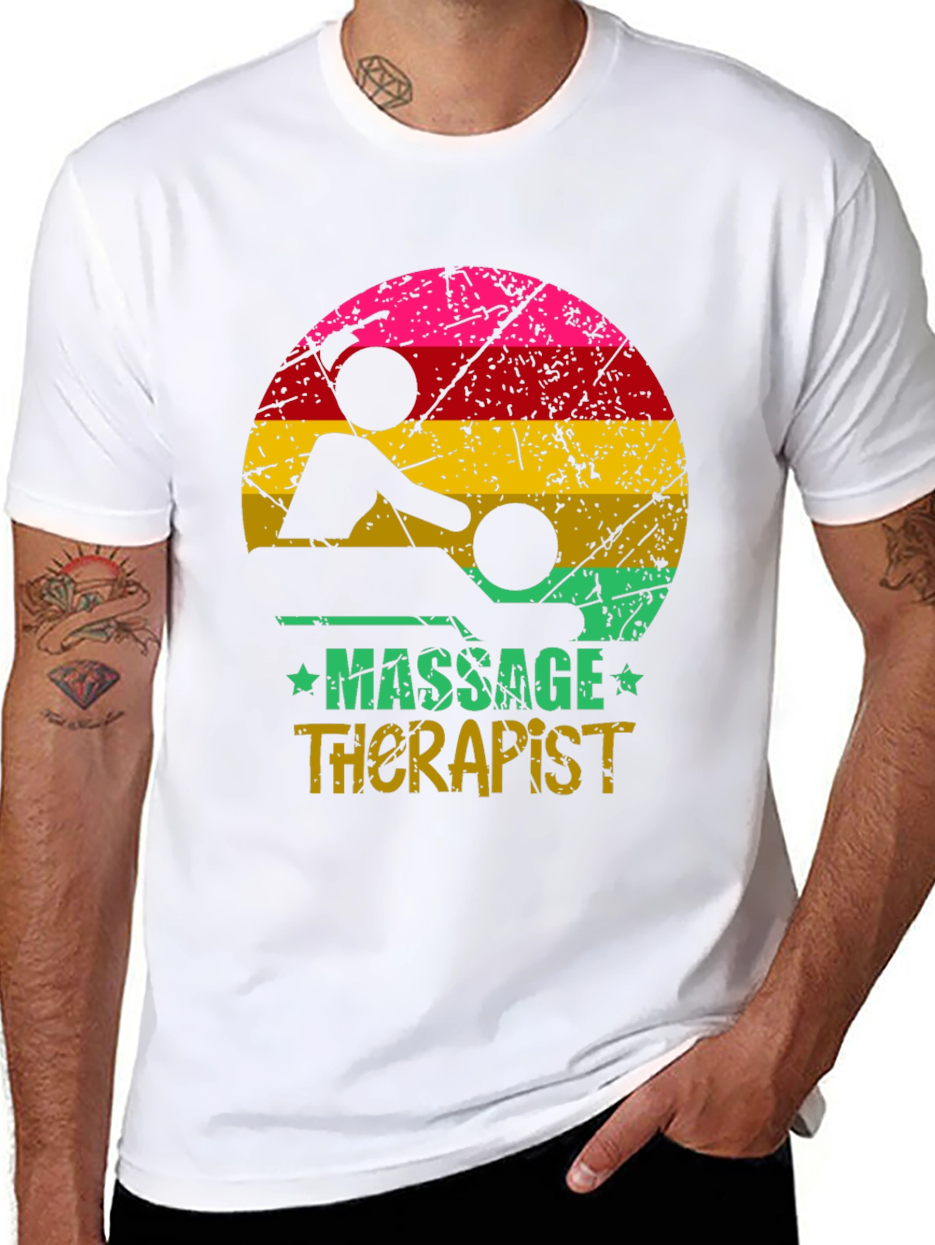 Massage Therapist Graphic T-Shirt