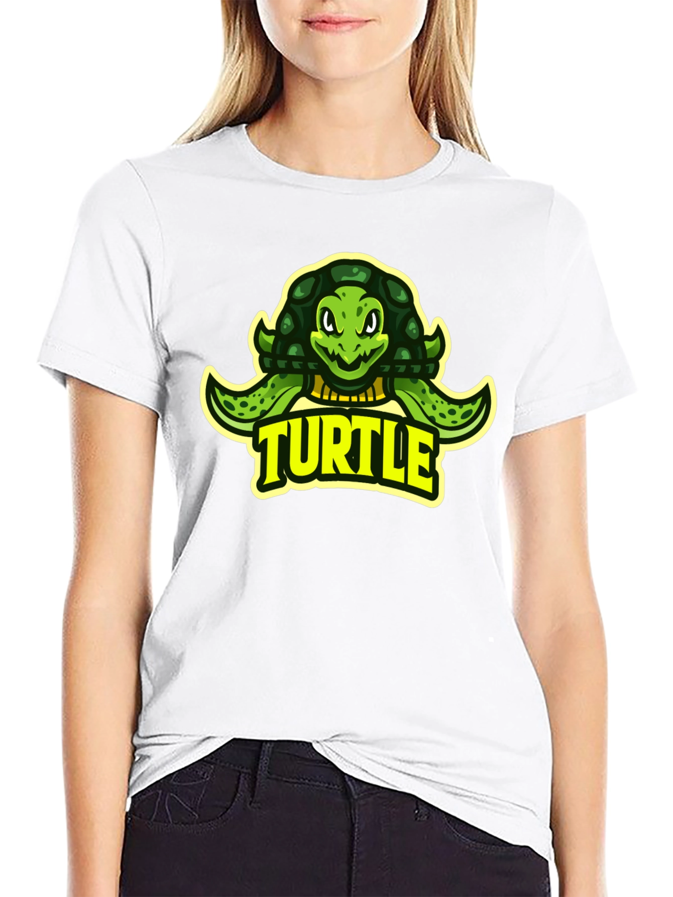 Turtle Graphic Tee - Cool Cartoon Design