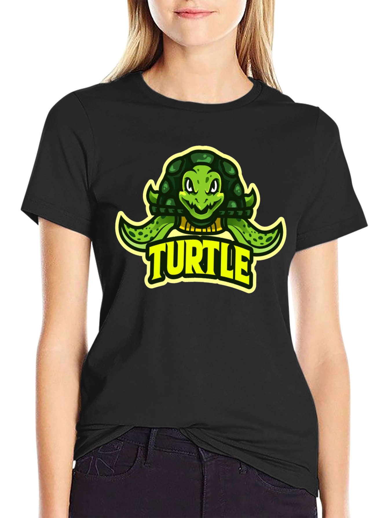 Turtle Graphic Tee - Cool Cartoon Design