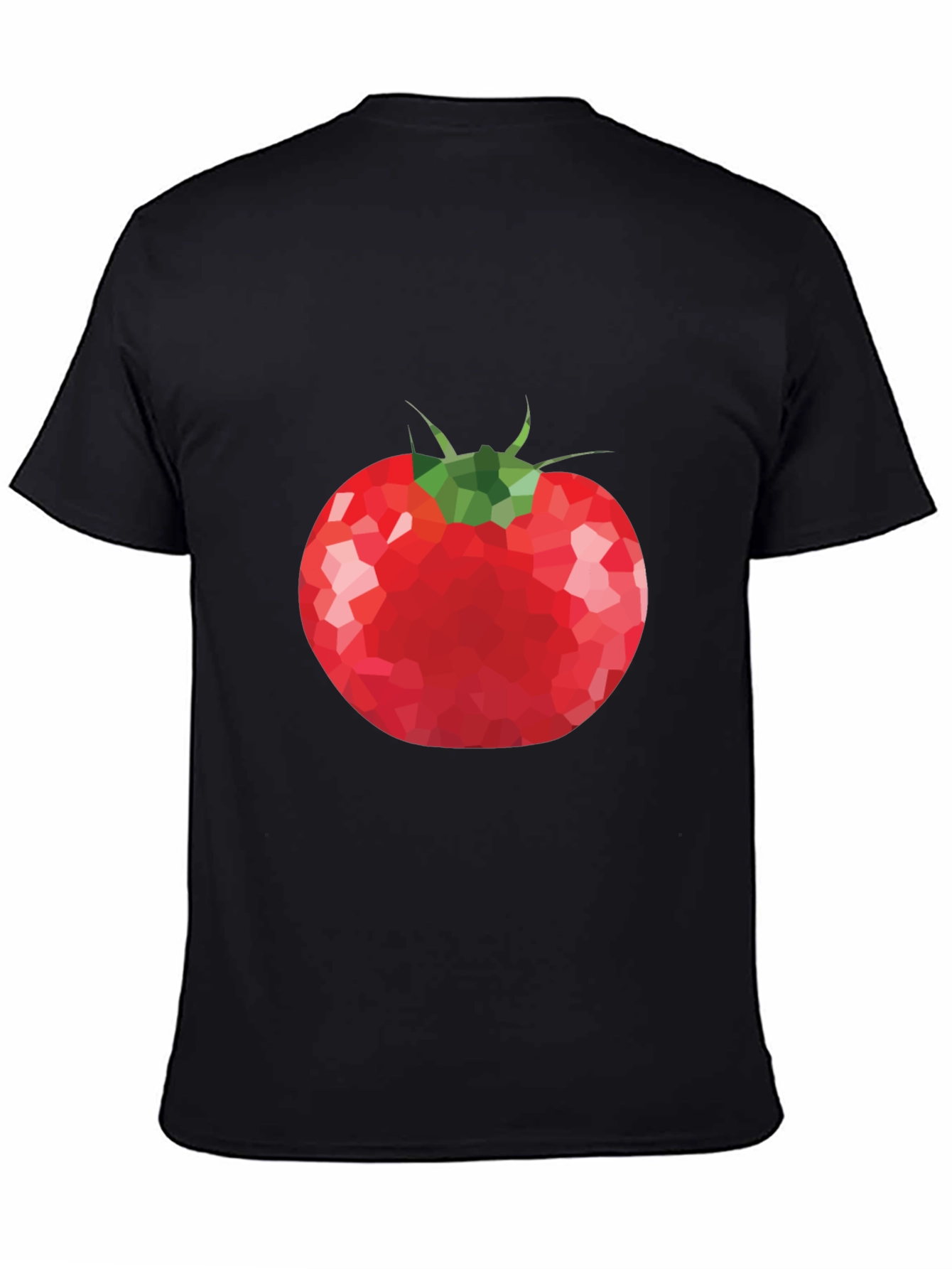 Tomato Graphic T-Shirt - Unique Poly Art Tee